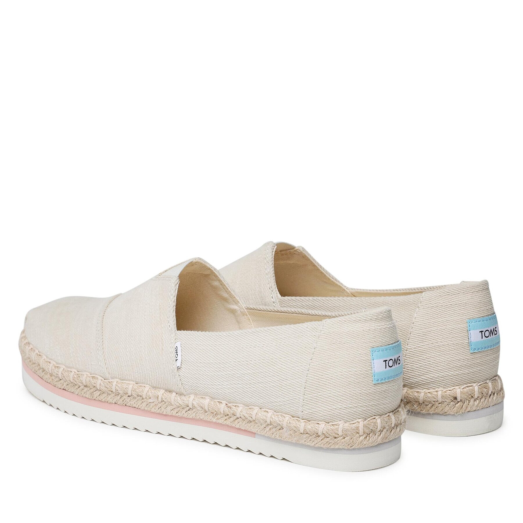 Toms Еспадрили Alpargata Platform Rope 10017830 Бежов - Pepit.bg