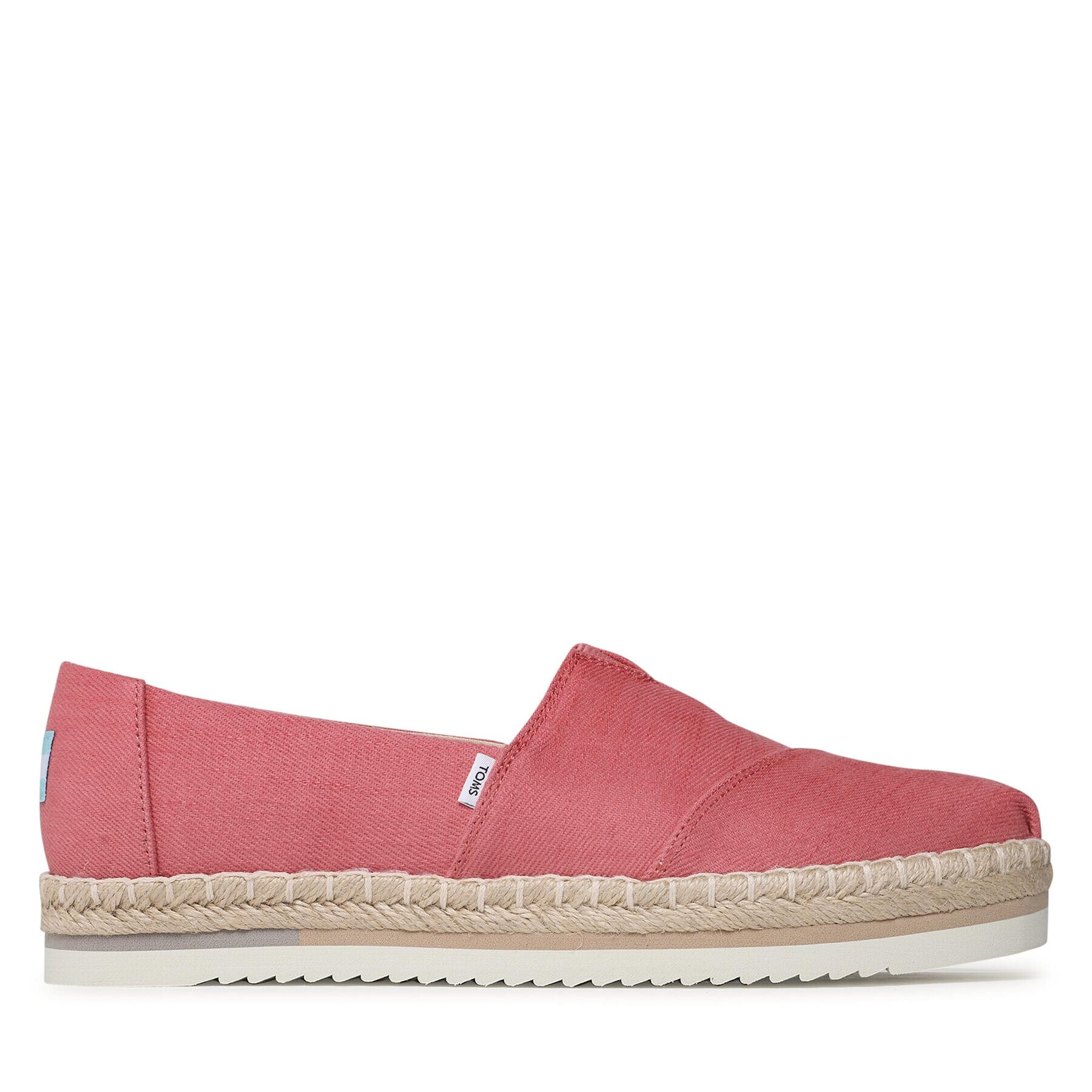 Toms Еспадрили Alpargata Platform Rope 10019802 Розов - Pepit.bg
