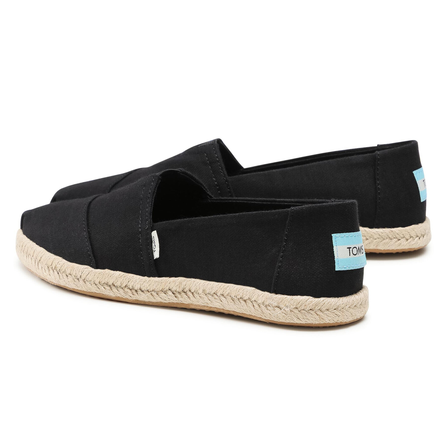 Toms Еспадрили Alpargata Rope 10016250 Черен - Pepit.bg