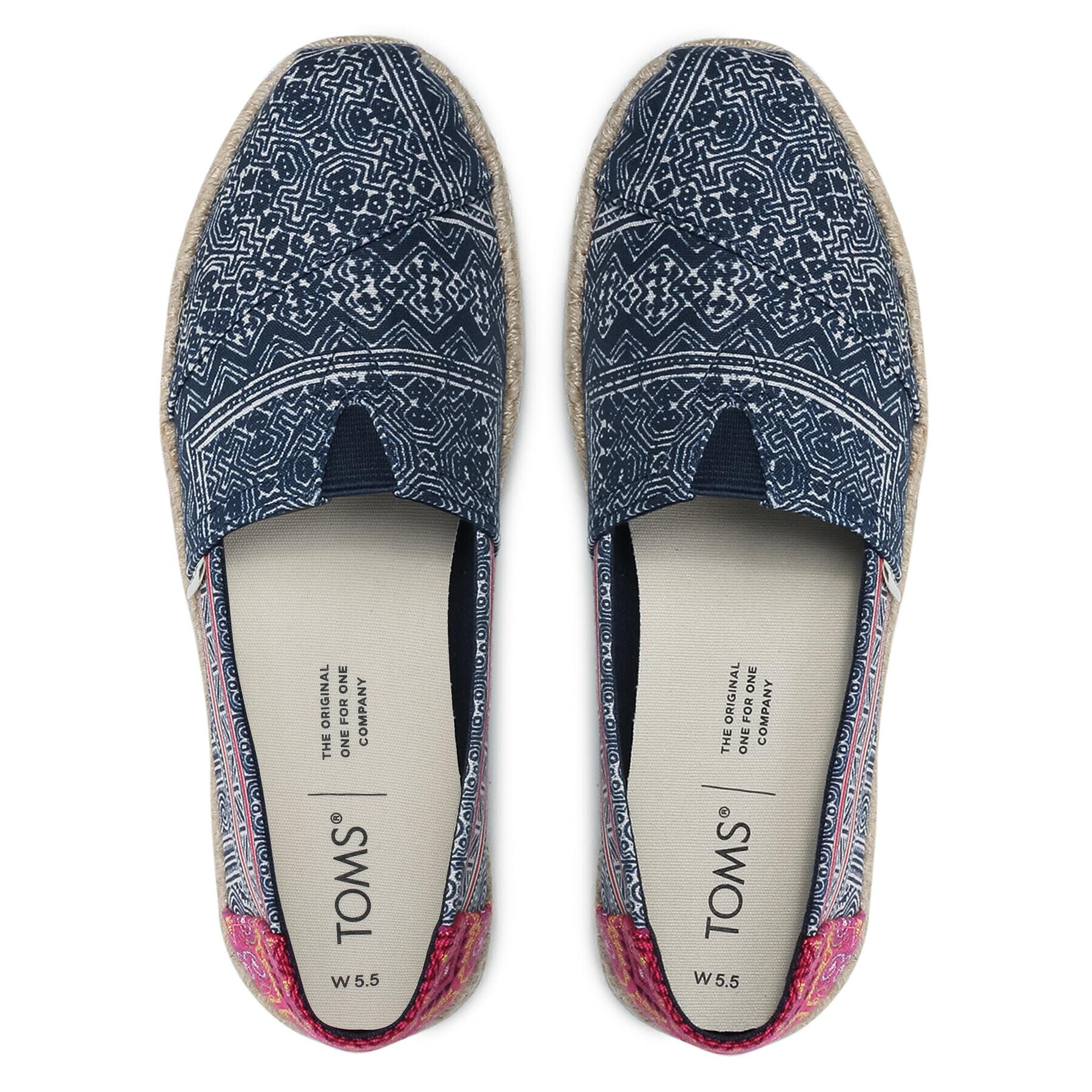 Toms Еспадрили Alpargata Rope 10016263 Тъмносин - Pepit.bg
