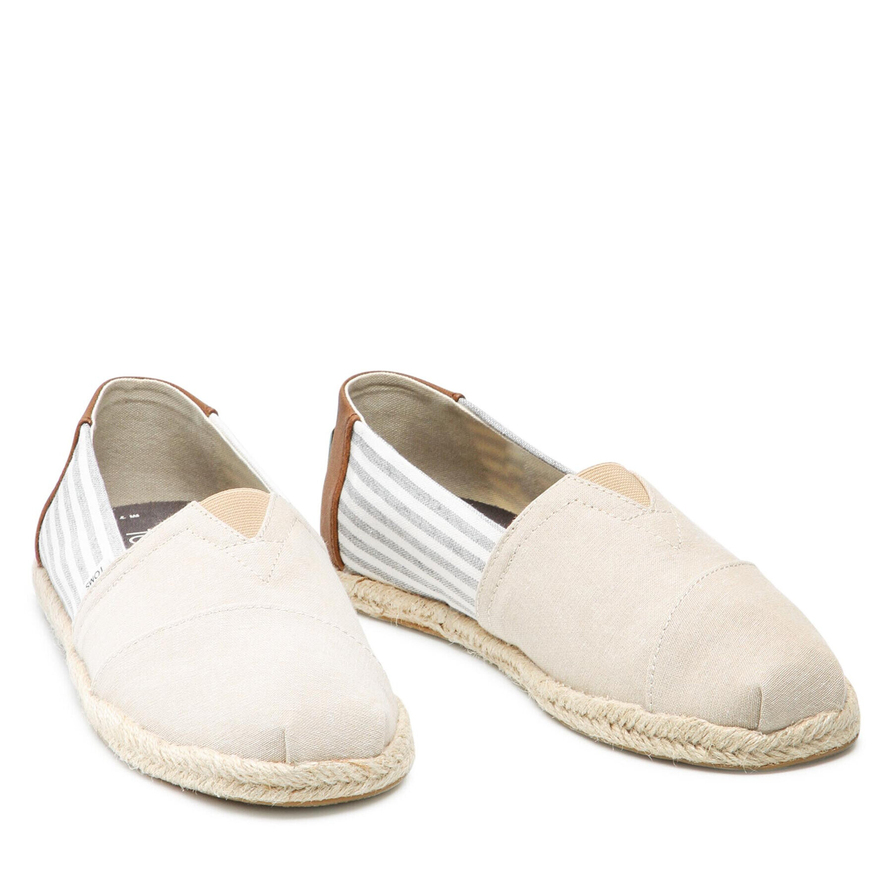 Toms Еспадрили Alpargata Rope 10017677 Бежов - Pepit.bg
