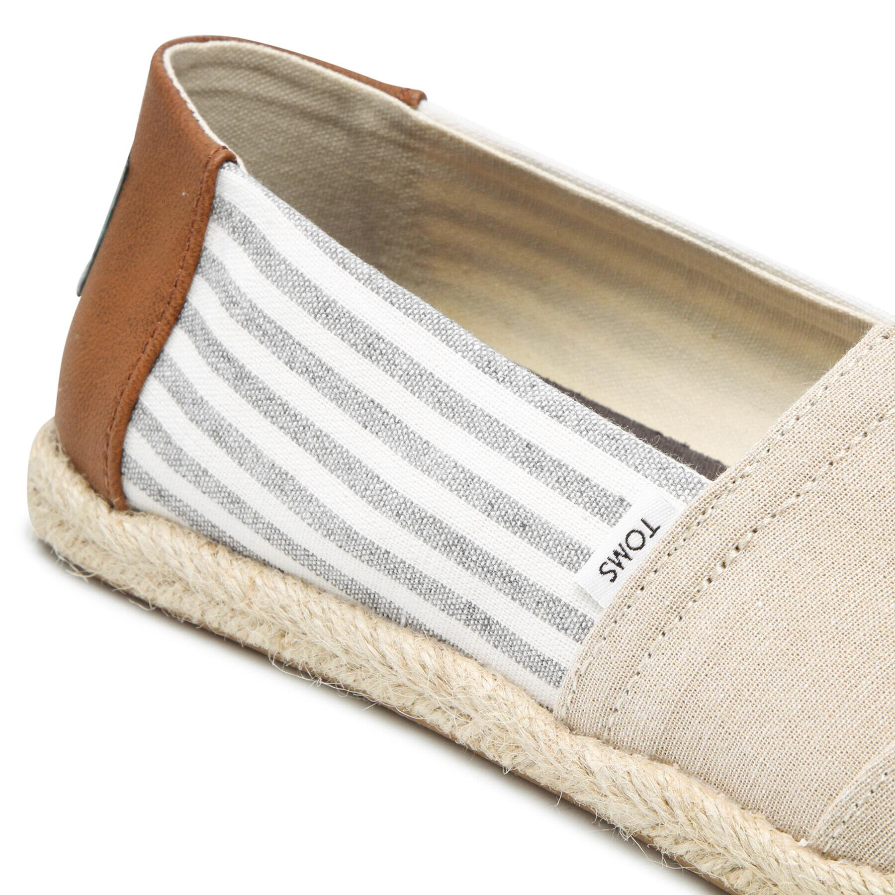 Toms Еспадрили Alpargata Rope 10017677 Бежов - Pepit.bg