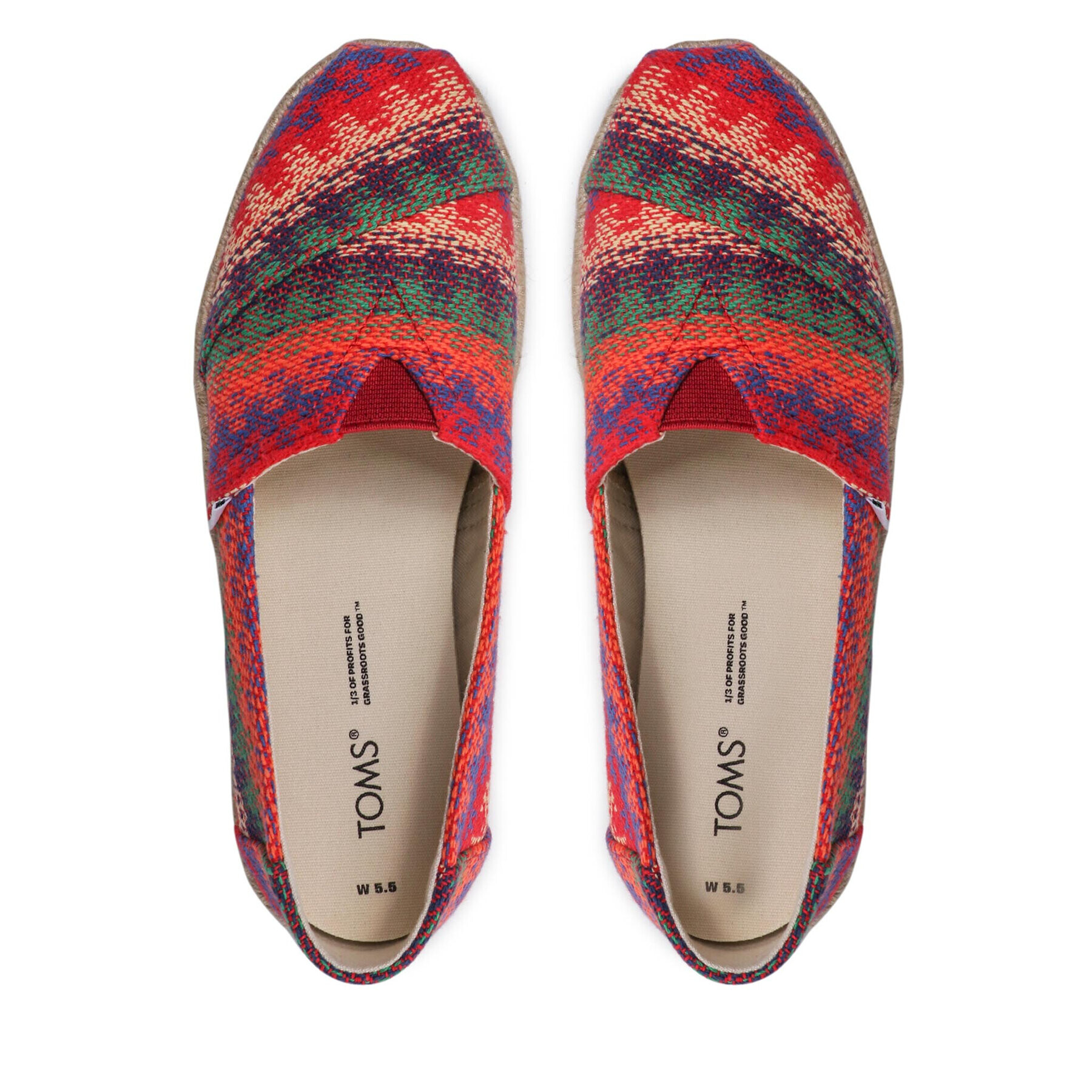 Toms Еспадрили Alpargata Rope 10017834 Цветен - Pepit.bg