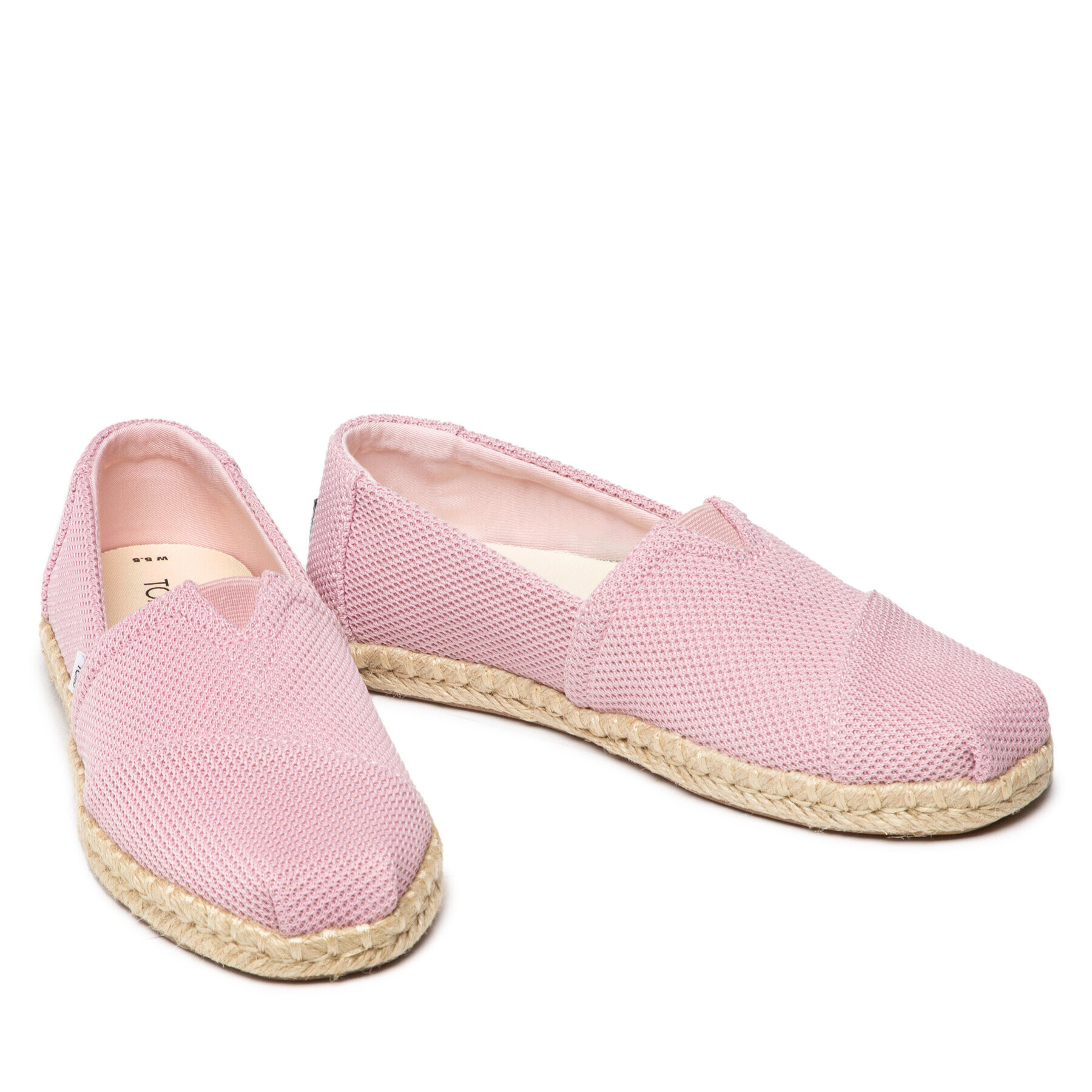 Toms Еспадрили Alpargata Rope 10017843 Розов - Pepit.bg