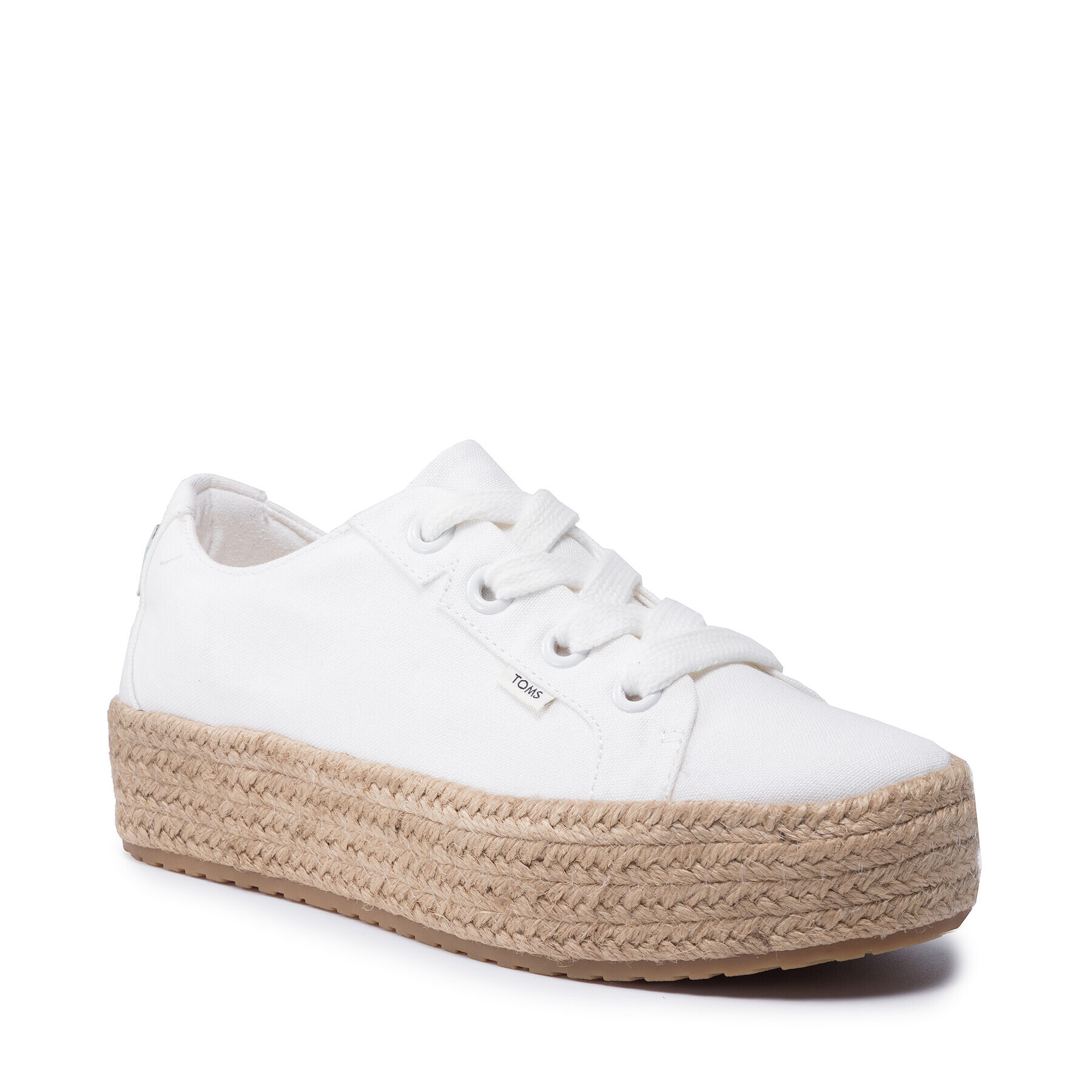 Toms Еспадрили Cassiah 10016303 Бял - Pepit.bg