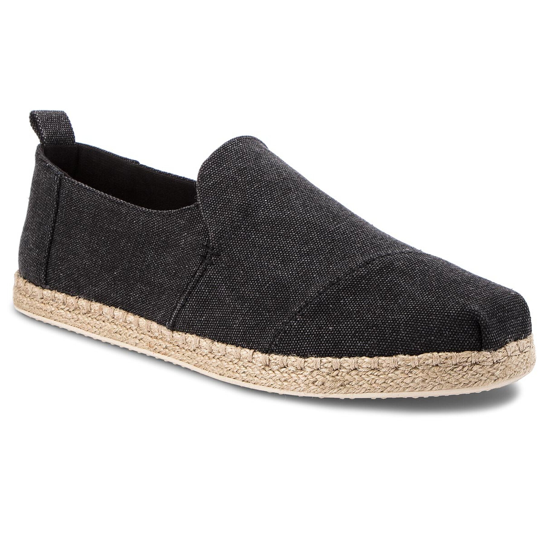 Toms Еспадрили Deconstructed Alpargata Rope 10011621 Черен - Pepit.bg