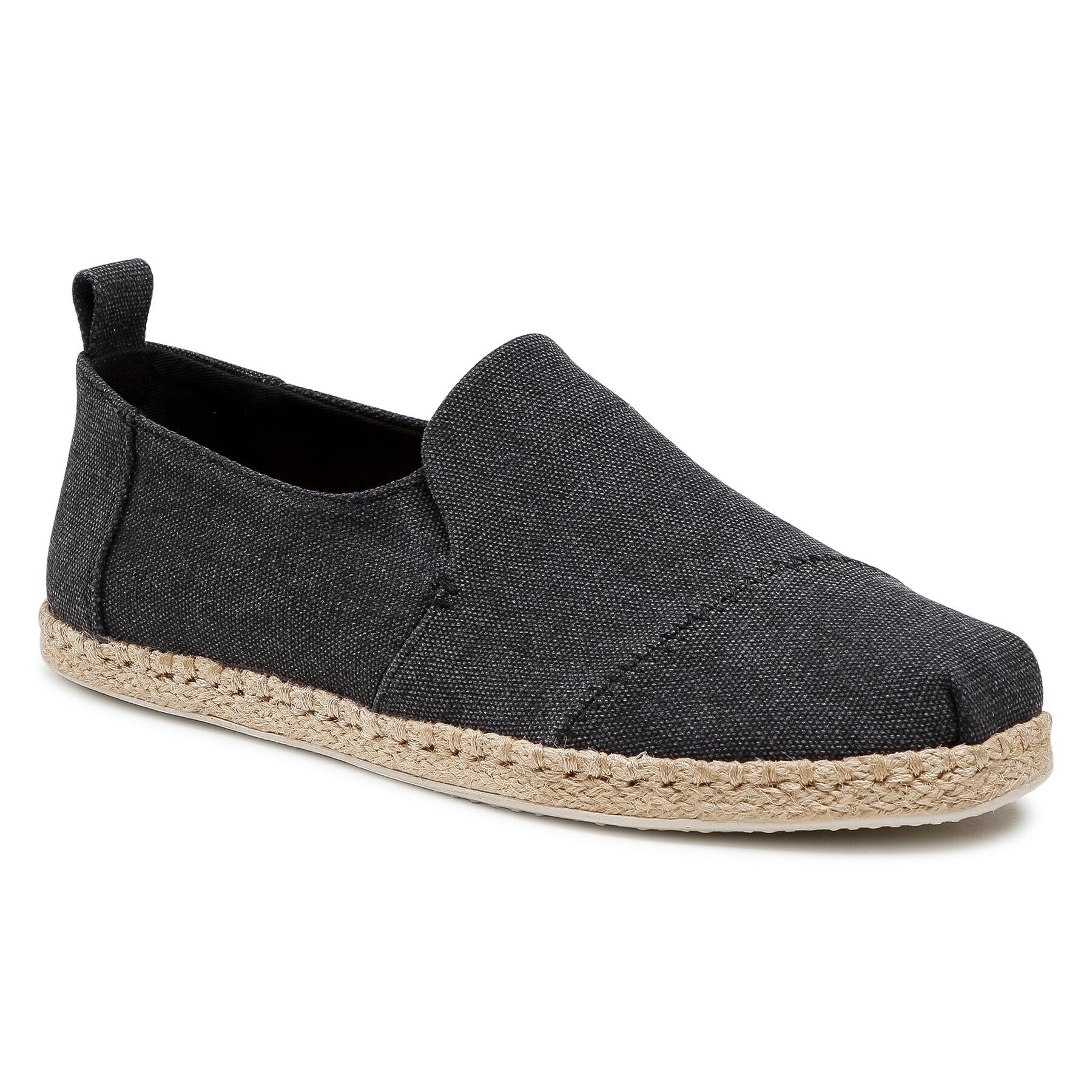 Toms Еспадрили Deconstructed Alpargata Rope 10011621 Черен - Pepit.bg