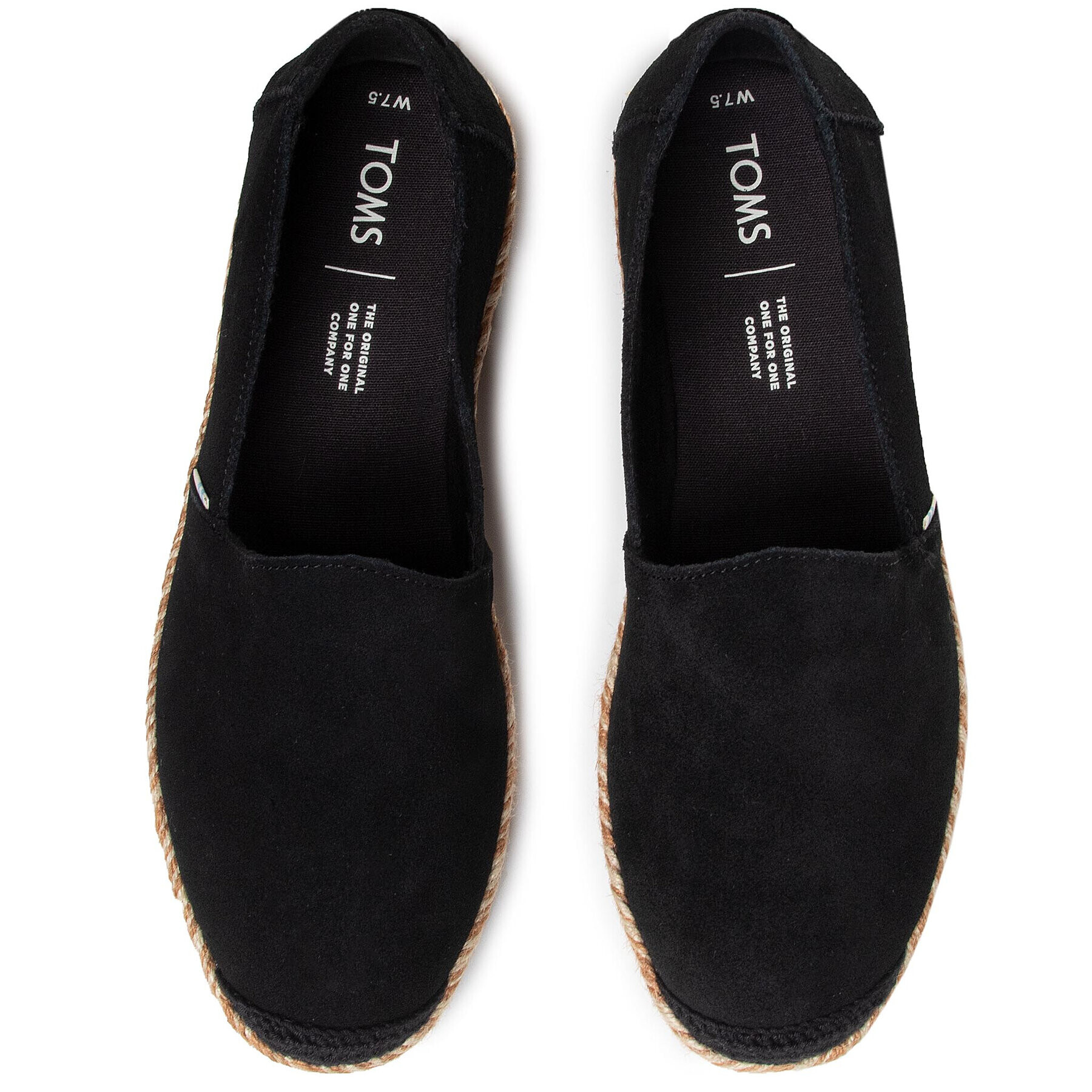 Toms Еспадрили Pismo 10015015 Черен - Pepit.bg
