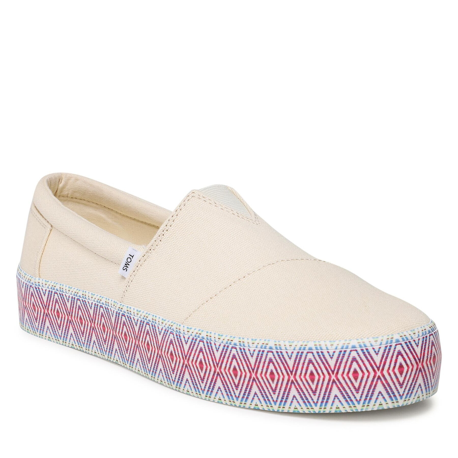 Toms Гуменки Alp Fenix Platform Slip On 10019814 Бежов - Pepit.bg