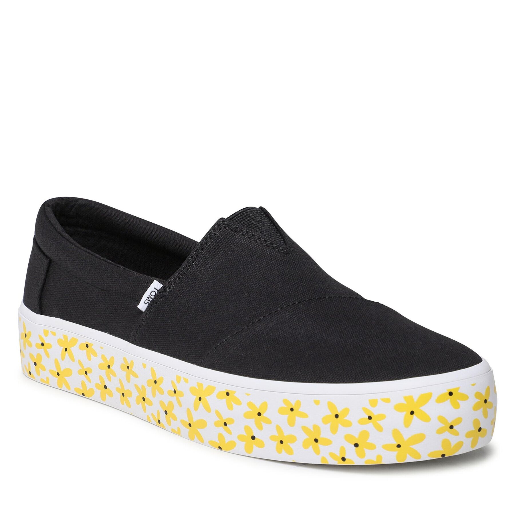 Toms Гуменки Alp Fenix Platform Slip On 10049813 Черен - Pepit.bg