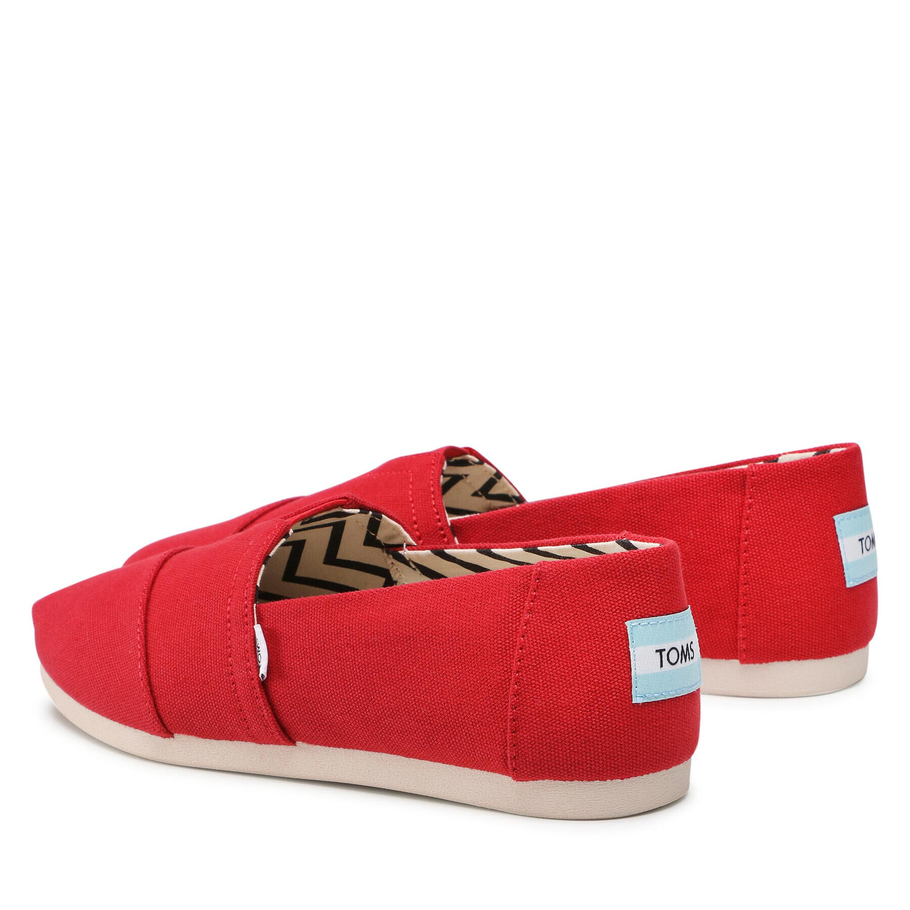 Toms Обувки Alpargata 10017665 Червен - Pepit.bg