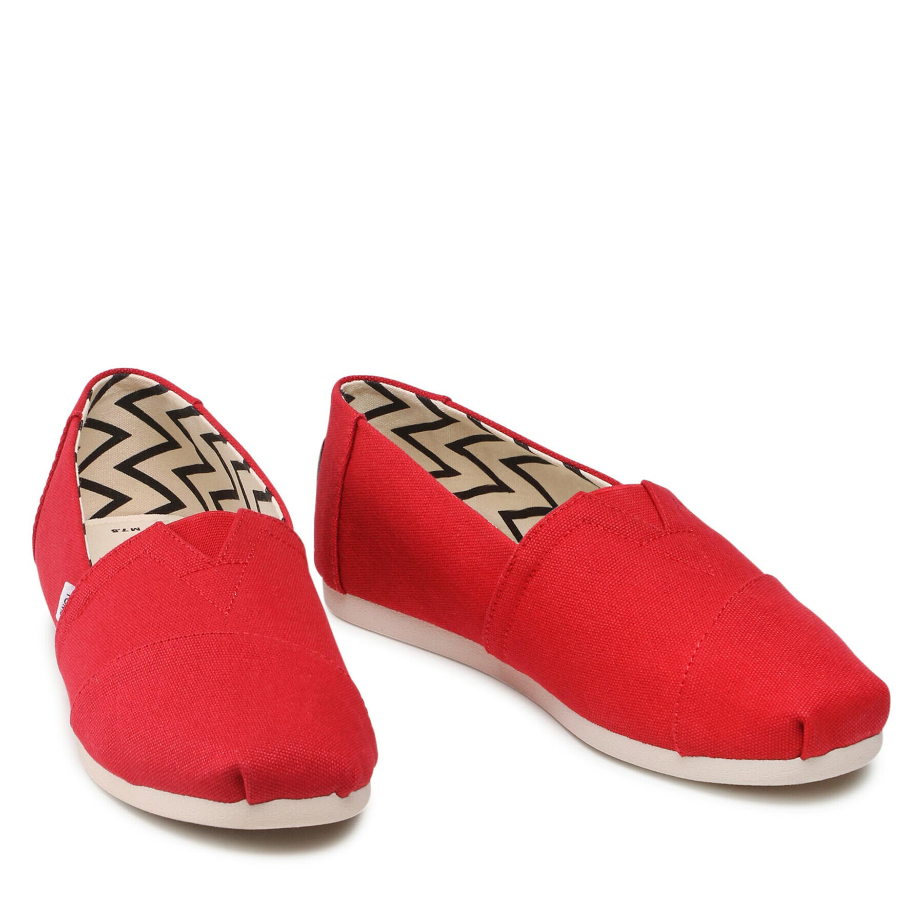 Toms Обувки Alpargata 10017665 Червен - Pepit.bg