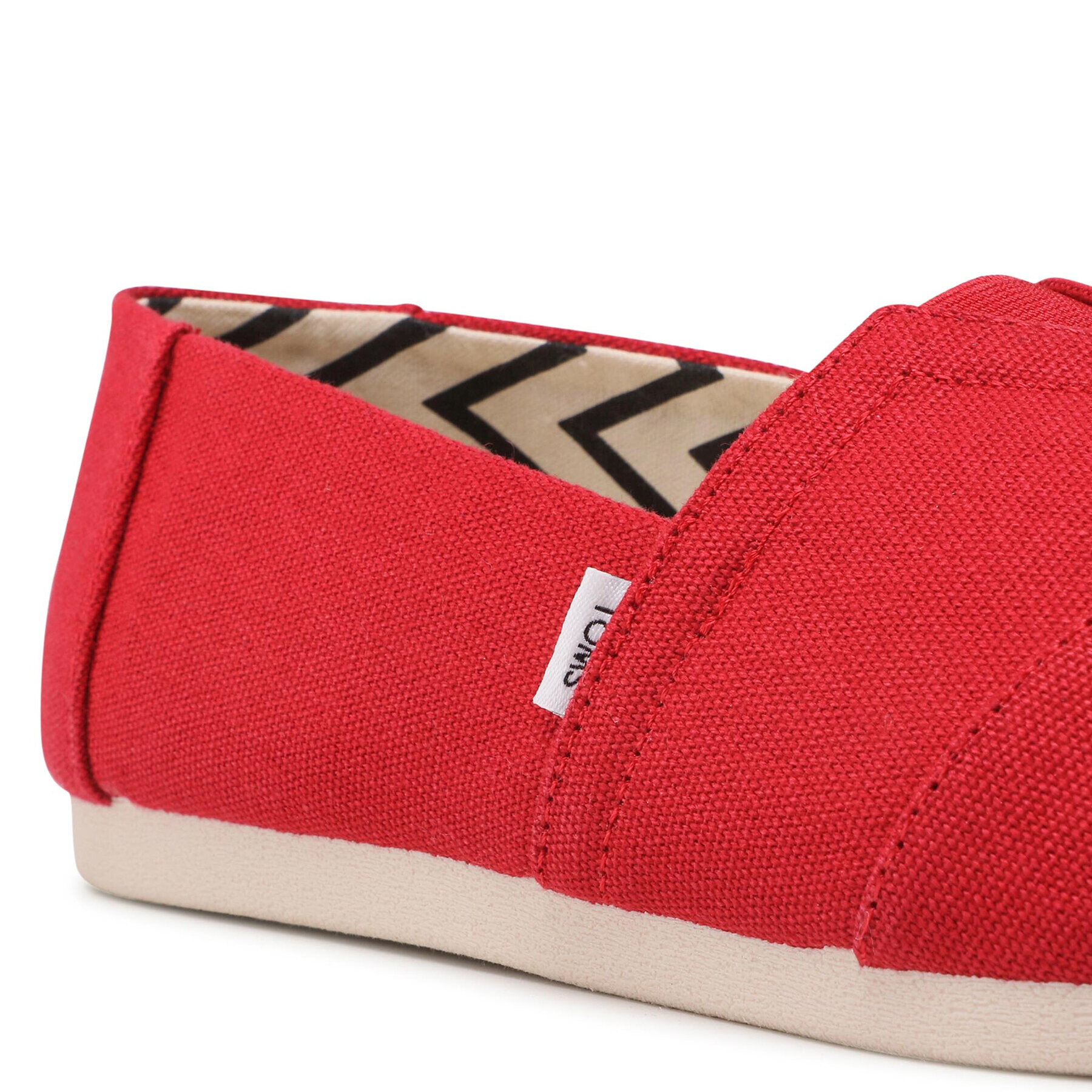 Toms Обувки Alpargata 10017665 Червен - Pepit.bg