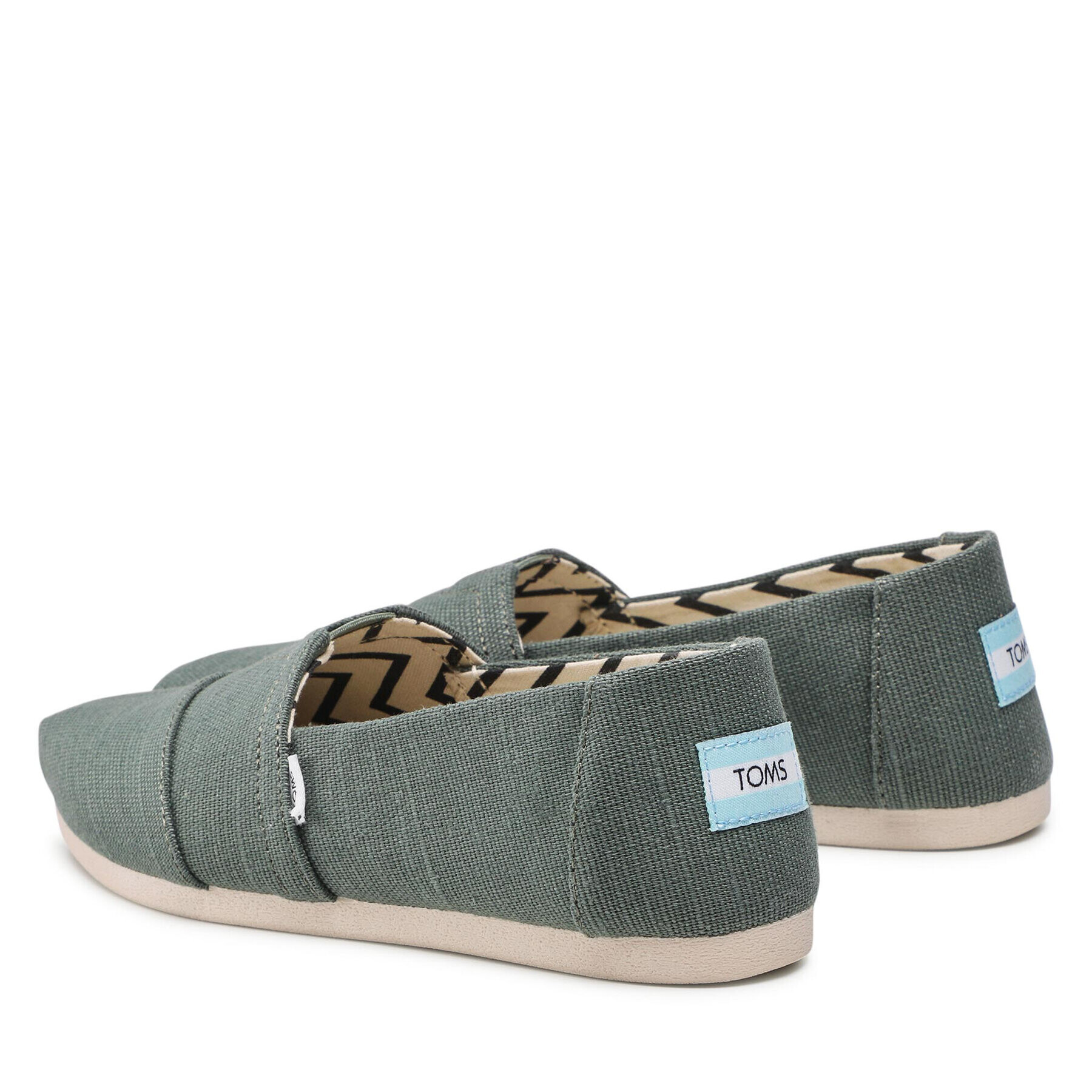 Toms Обувки Alpargata 10018279 Зелен - Pepit.bg