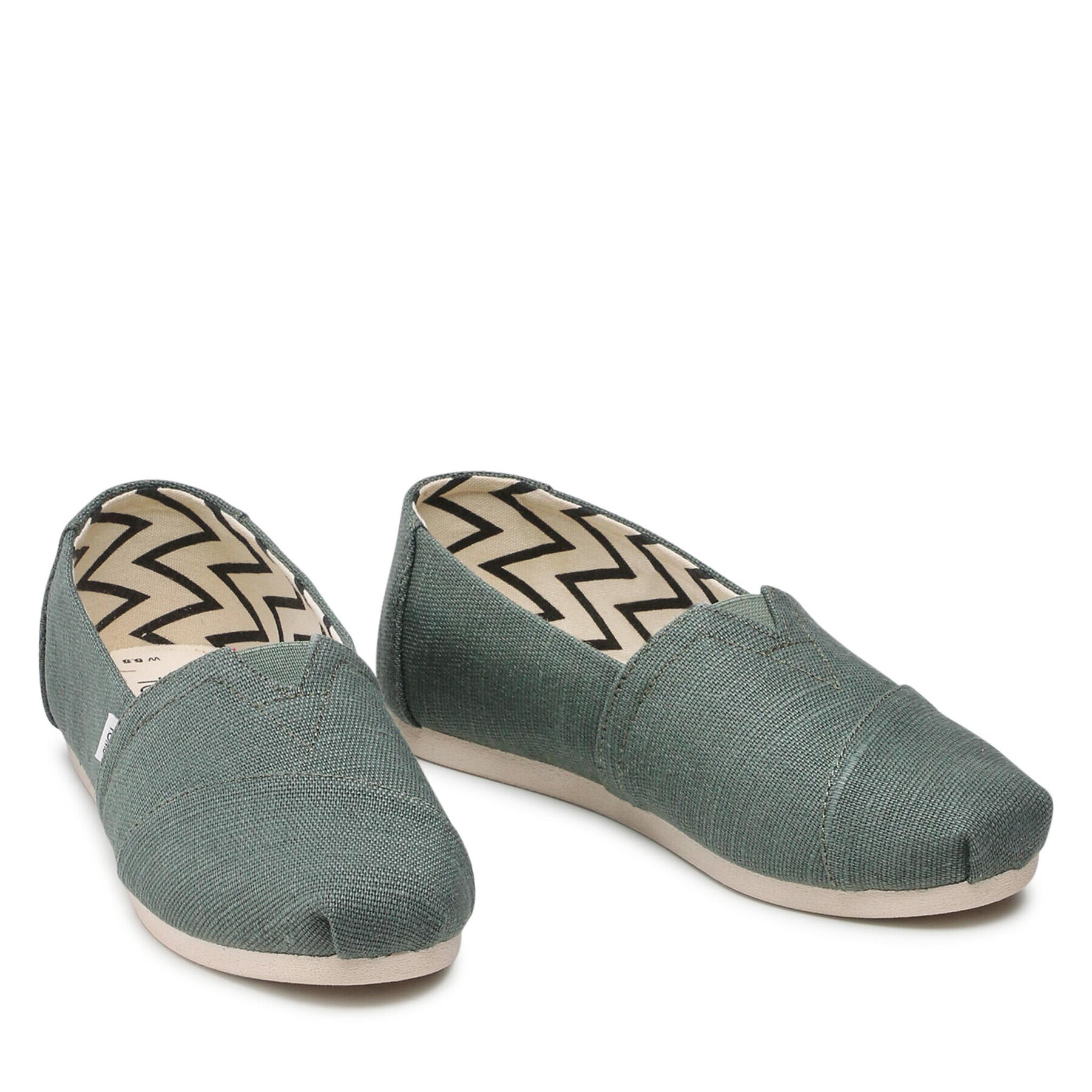 Toms Обувки Alpargata 10018279 Зелен - Pepit.bg