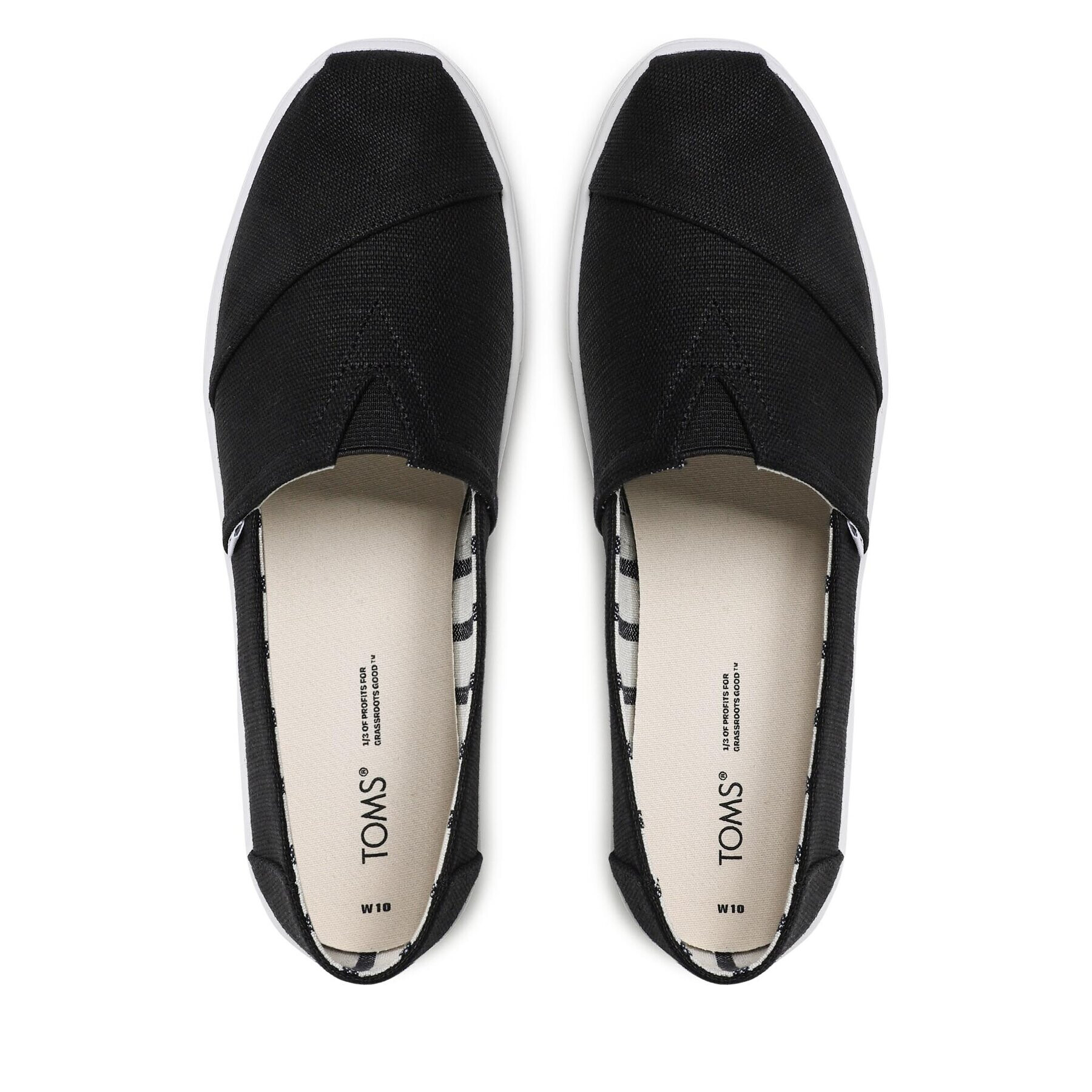 Toms Обувки Alpargata Cupsole 10013515 Черен - Pepit.bg