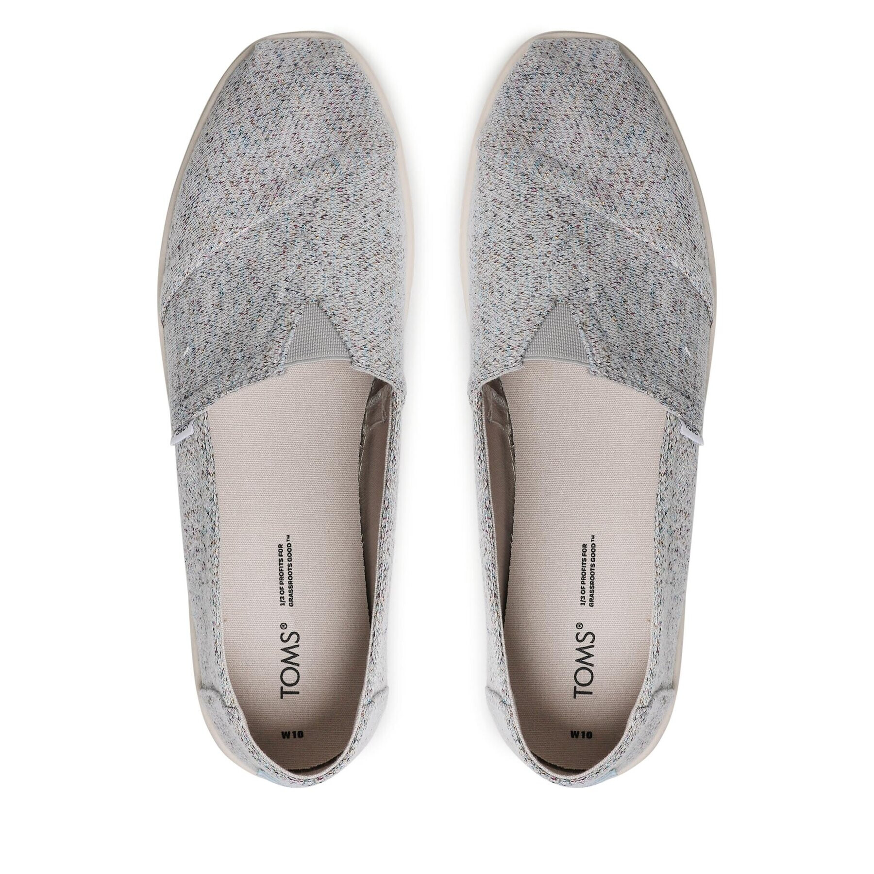 Toms Обувки Alpargata Cupsole 10019525 Сив - Pepit.bg