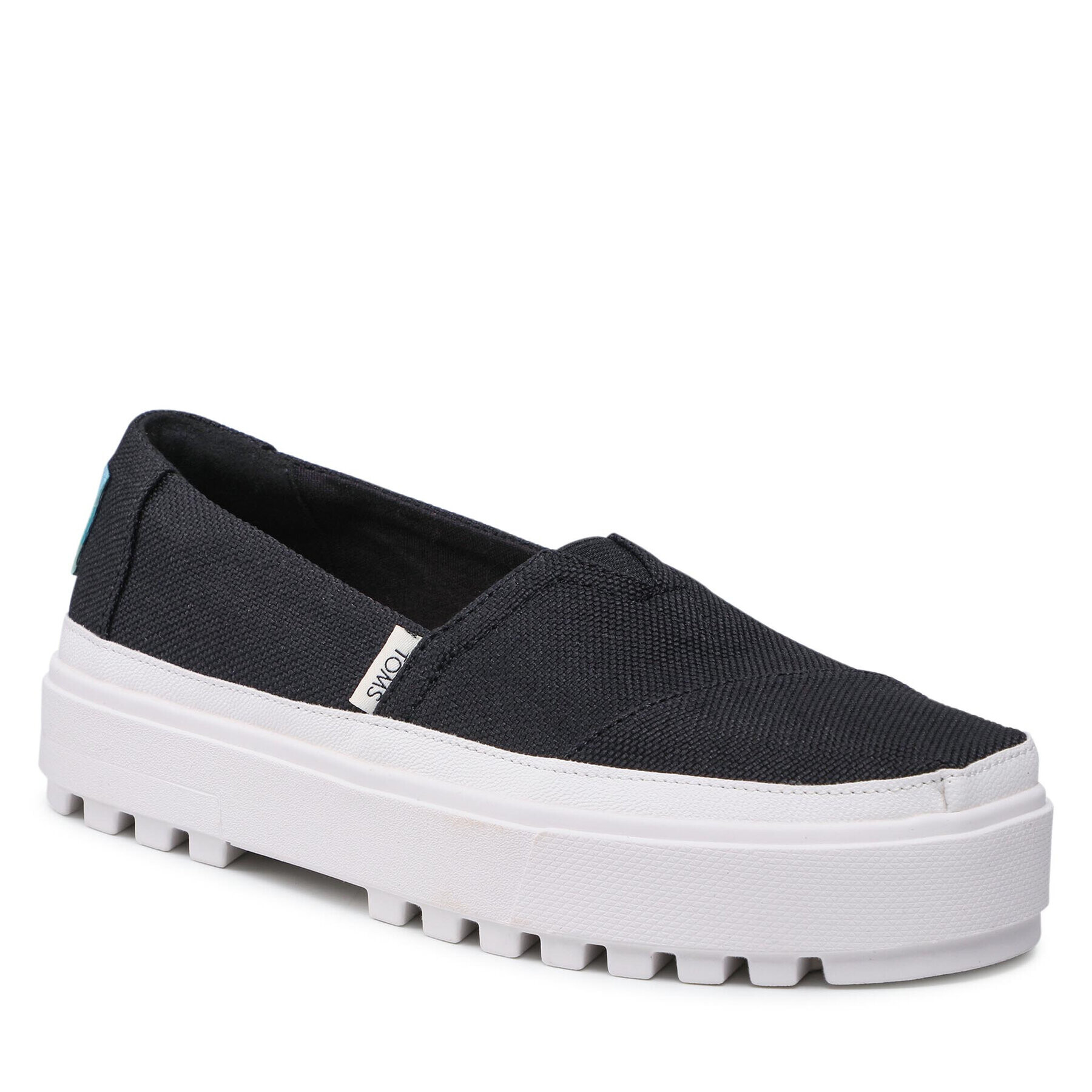 Toms Обувки Alpargata Lug 10016784 Черен - Pepit.bg