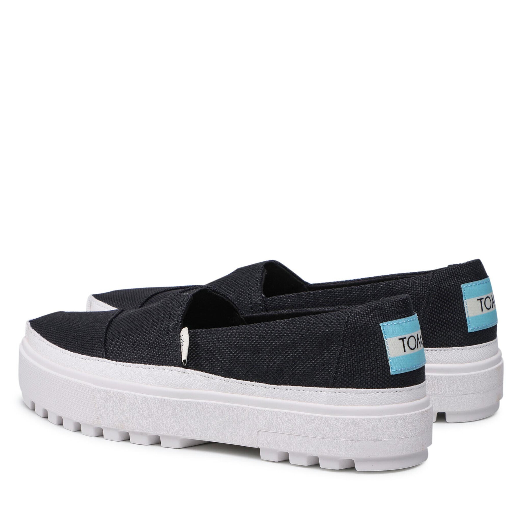 Toms Обувки Alpargata Lug 10016784 Черен - Pepit.bg