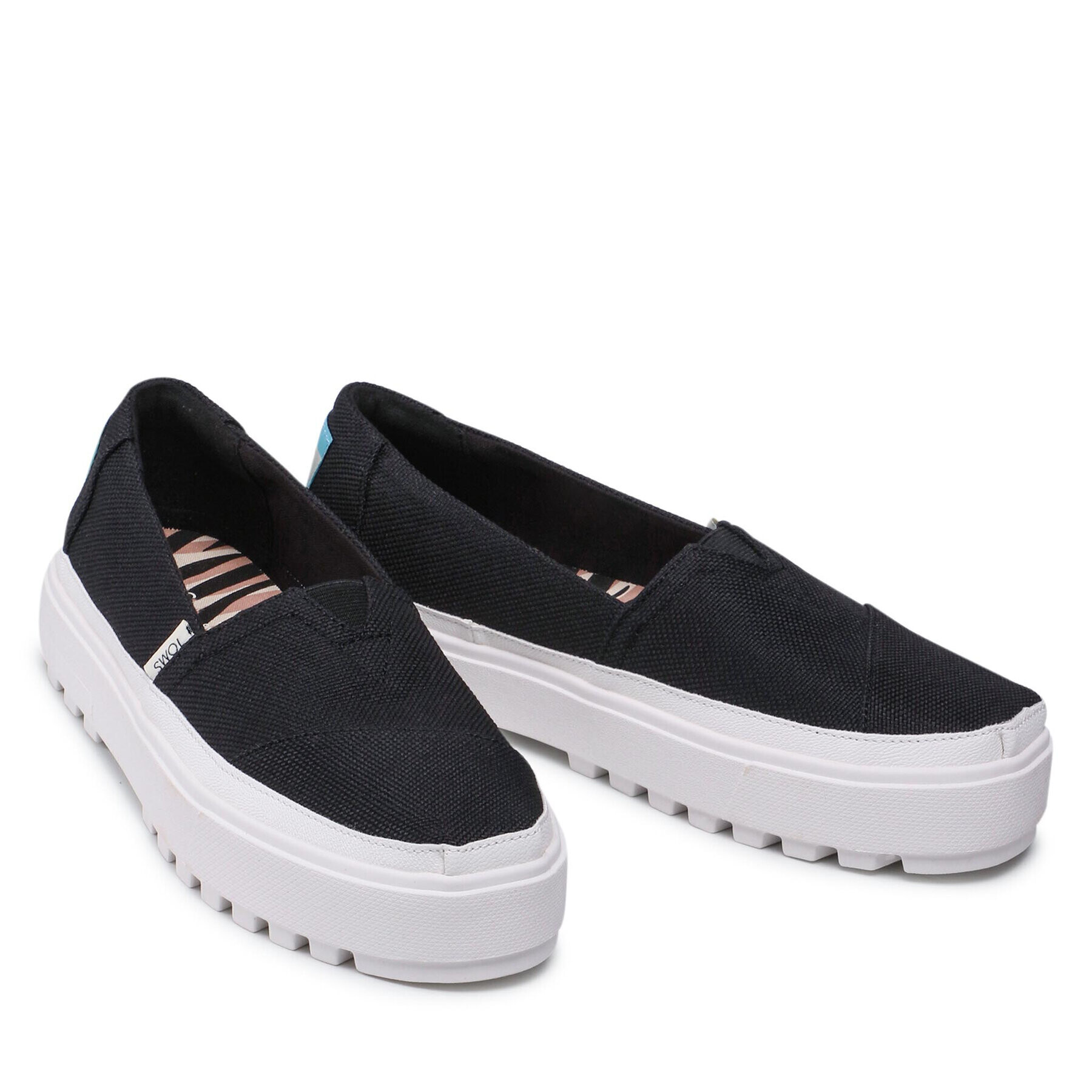 Toms Обувки Alpargata Lug 10016784 Черен - Pepit.bg