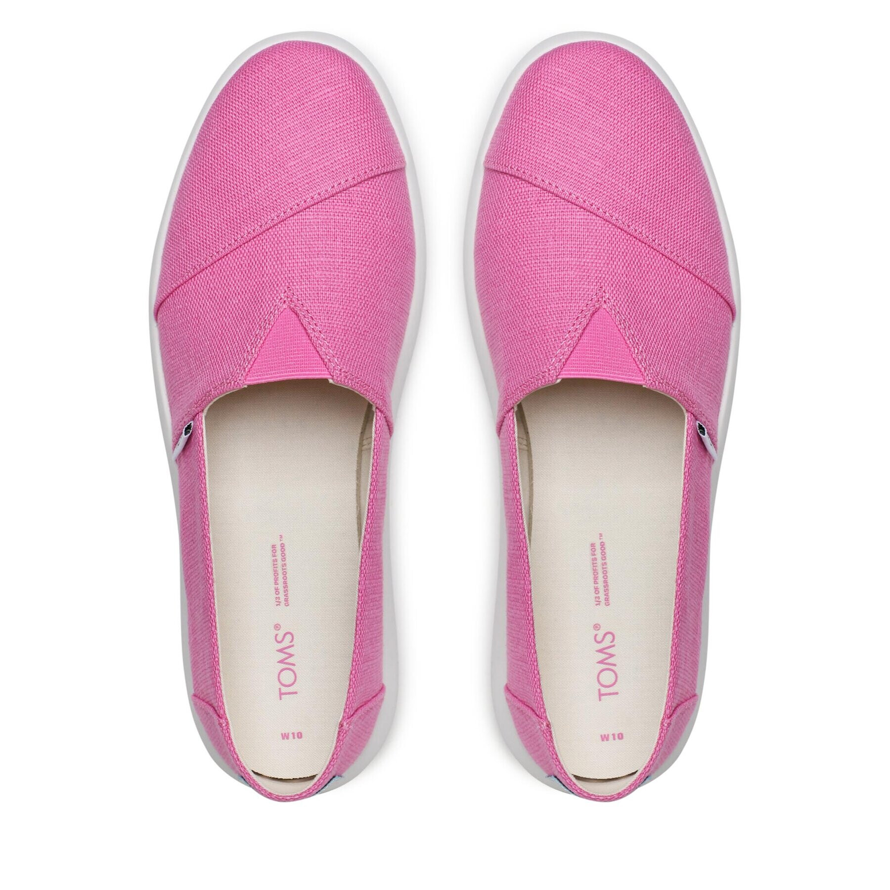Toms Обувки Alpargata Mallow 10019543 Розов - Pepit.bg