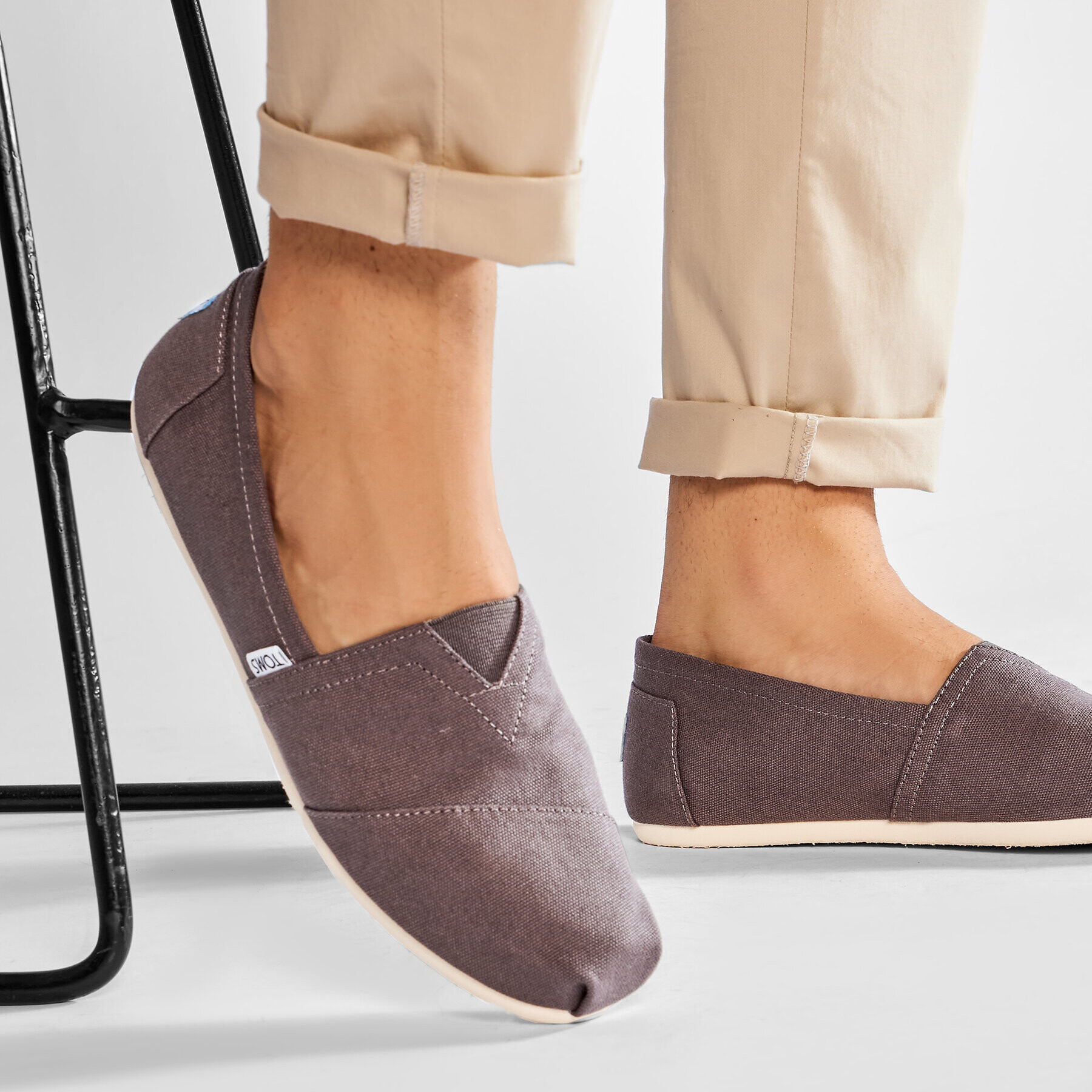 Toms Обувки Classic 10000864 Сив - Pepit.bg