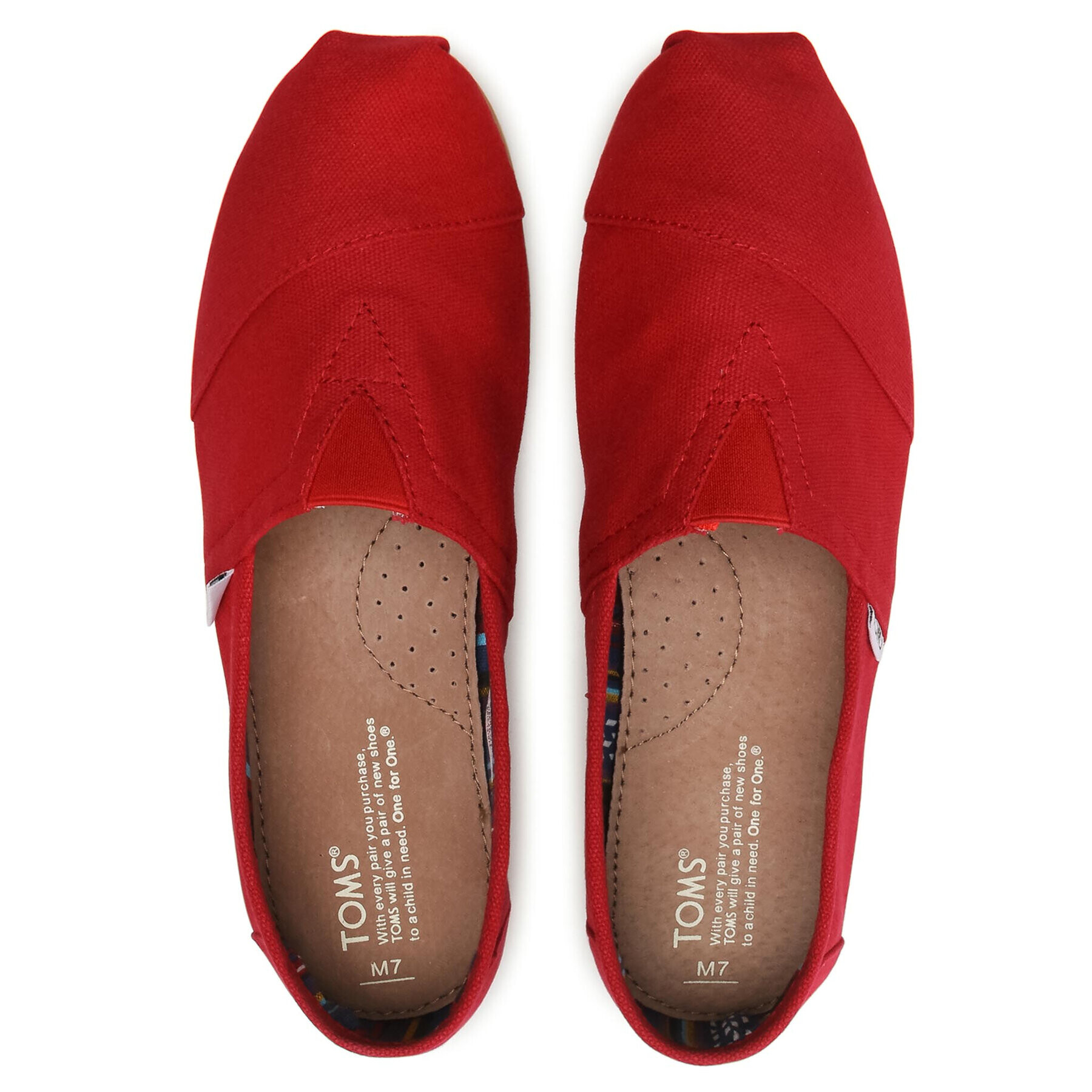 Toms Обувки Classic 10000867 Червен - Pepit.bg