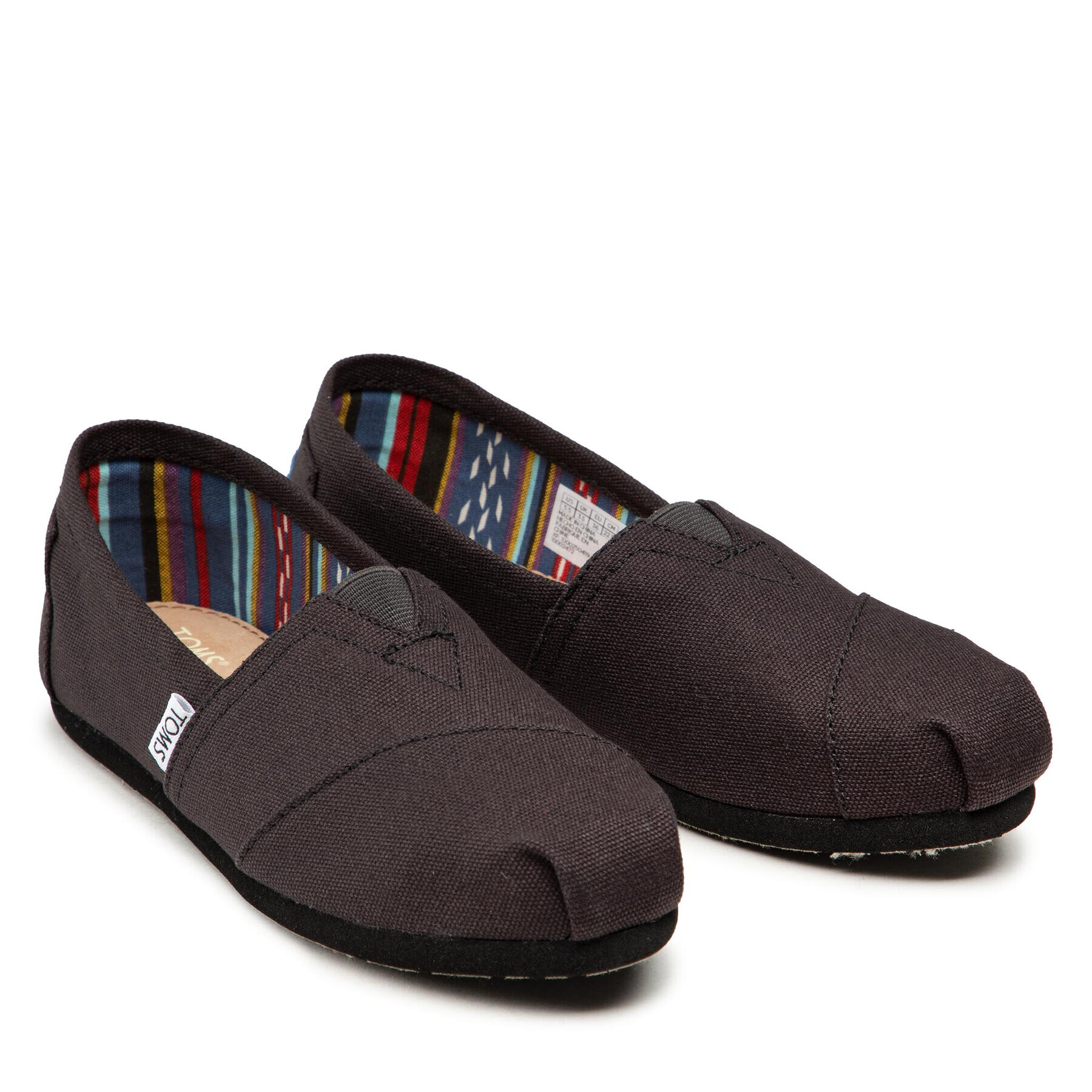 Toms Обувки Classic 10002472 Черен - Pepit.bg