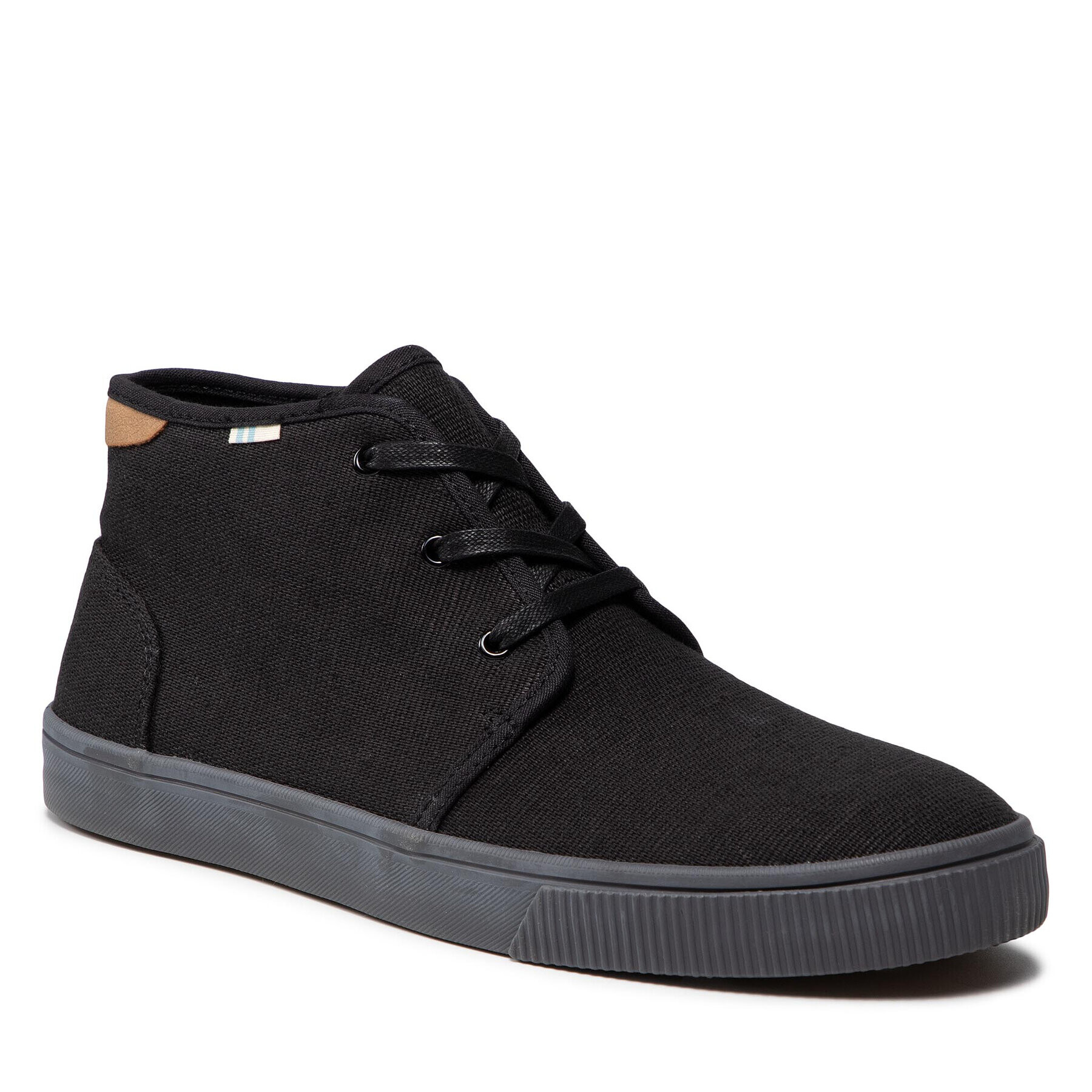 Toms Сникърси Carlo Mid 10014202 Черен - Pepit.bg
