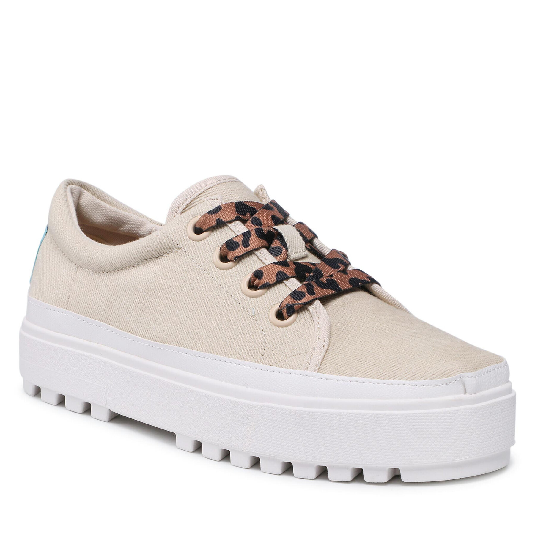 Toms Сникърси Lace Up Lug 10017873 Бежов - Pepit.bg