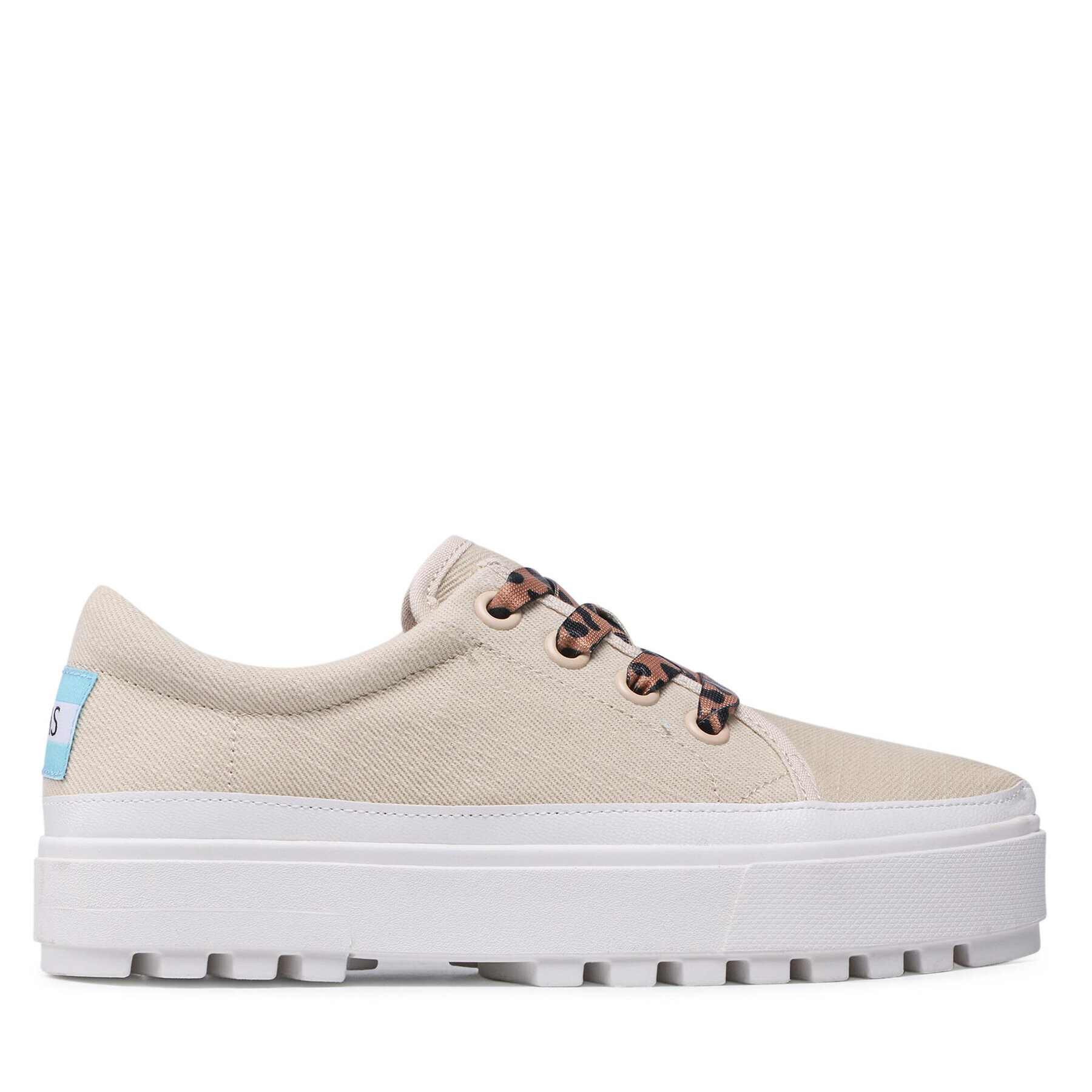 Toms Сникърси Lace Up Lug 10017873 Бежов - Pepit.bg