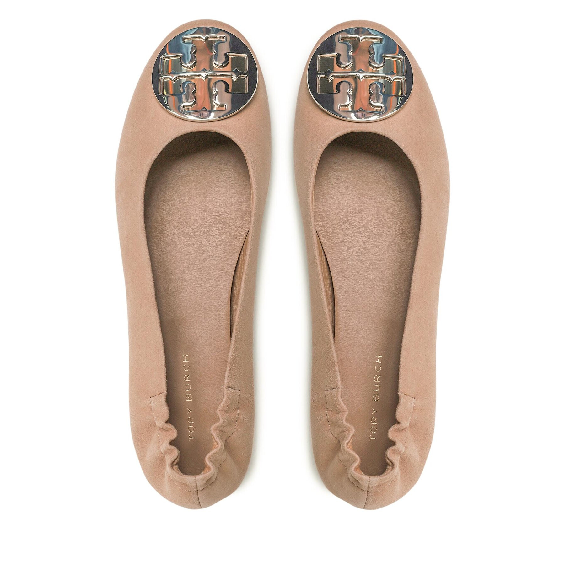 Tory Burch Балеринки Claire Ballet 147378 Бежов - Pepit.bg