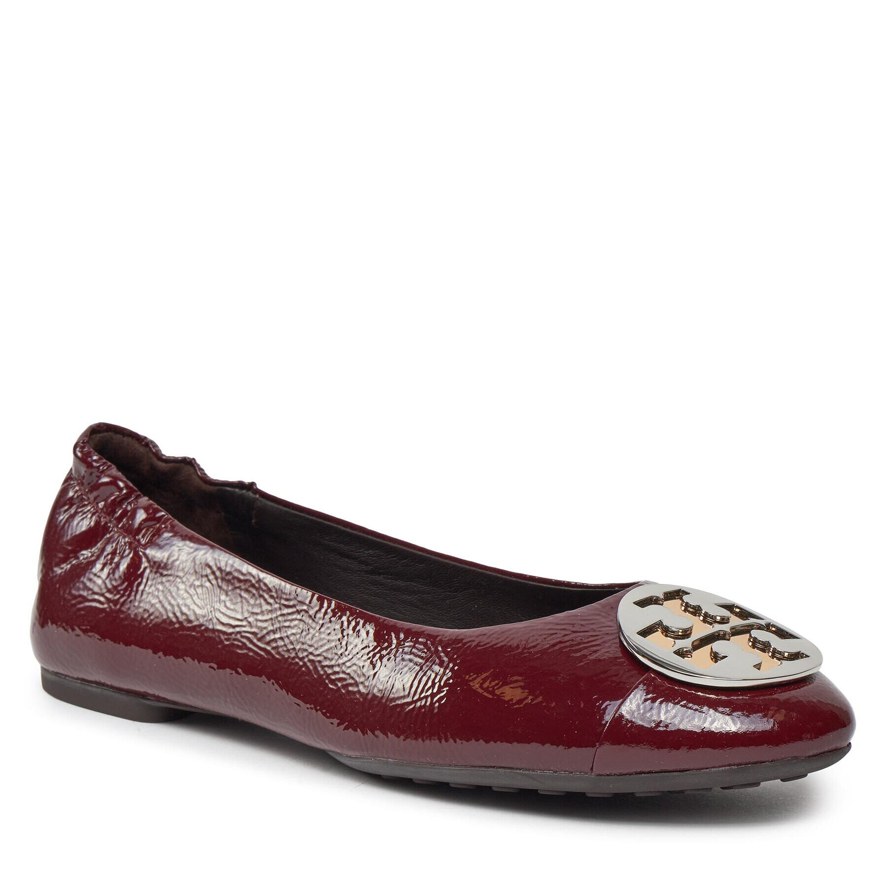 Tory Burch Балеринки Claire Cap-Toe Ballet 156159 Бежов - Pepit.bg