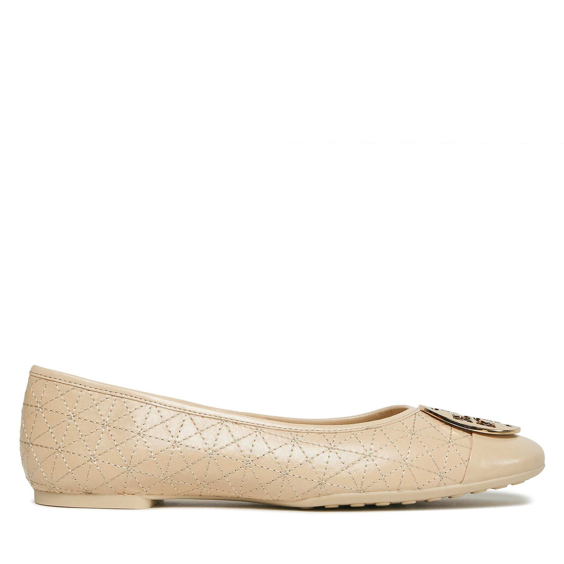 Tory Burch Балеринки Claire Quilted Ballet 156810 Бежов - Pepit.bg