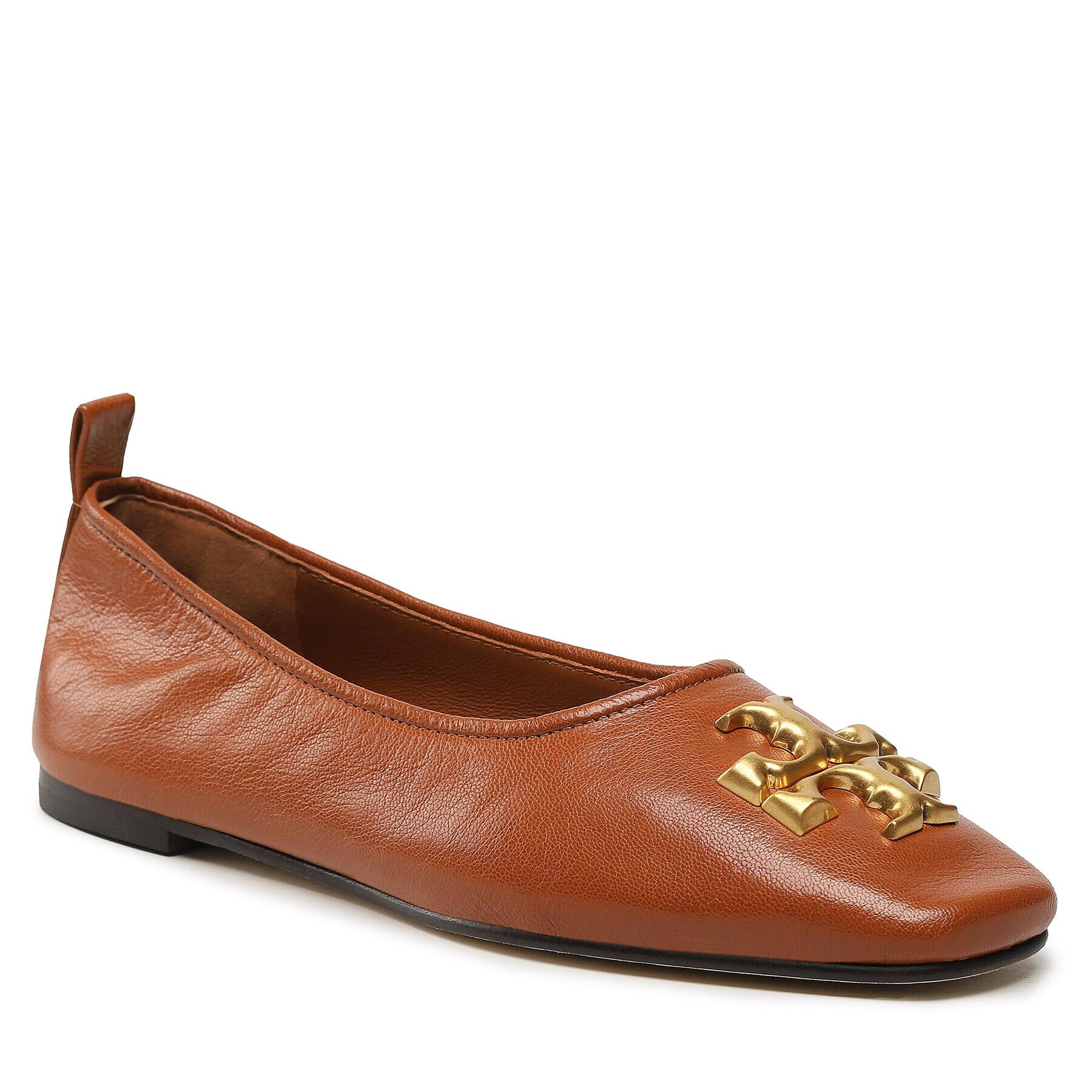 Tory Burch Балеринки Eleanor Ballet 141296 Кафяв - Pepit.bg