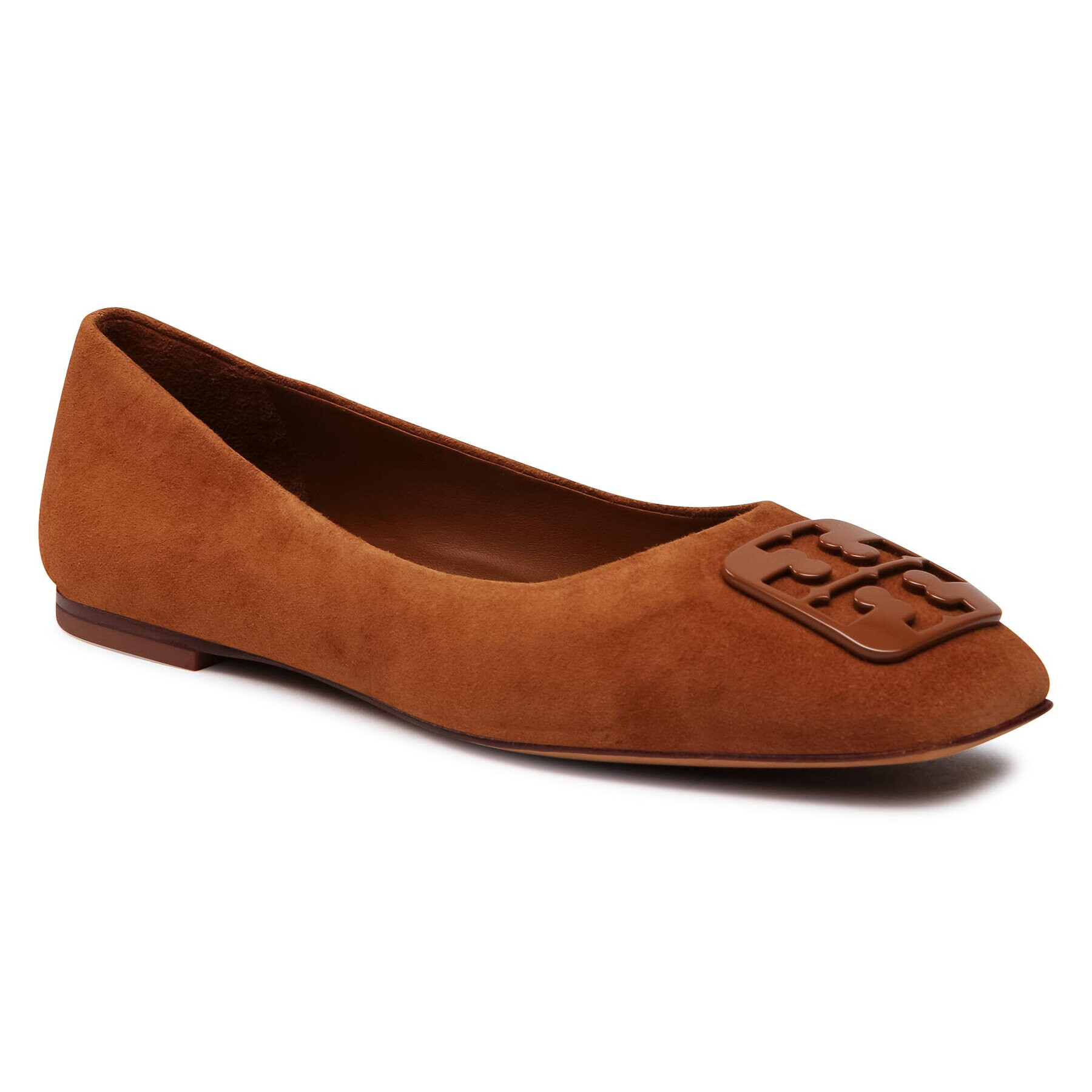 Tory Burch Балеринки Georgia Ballet 76545 Кафяв - Pepit.bg