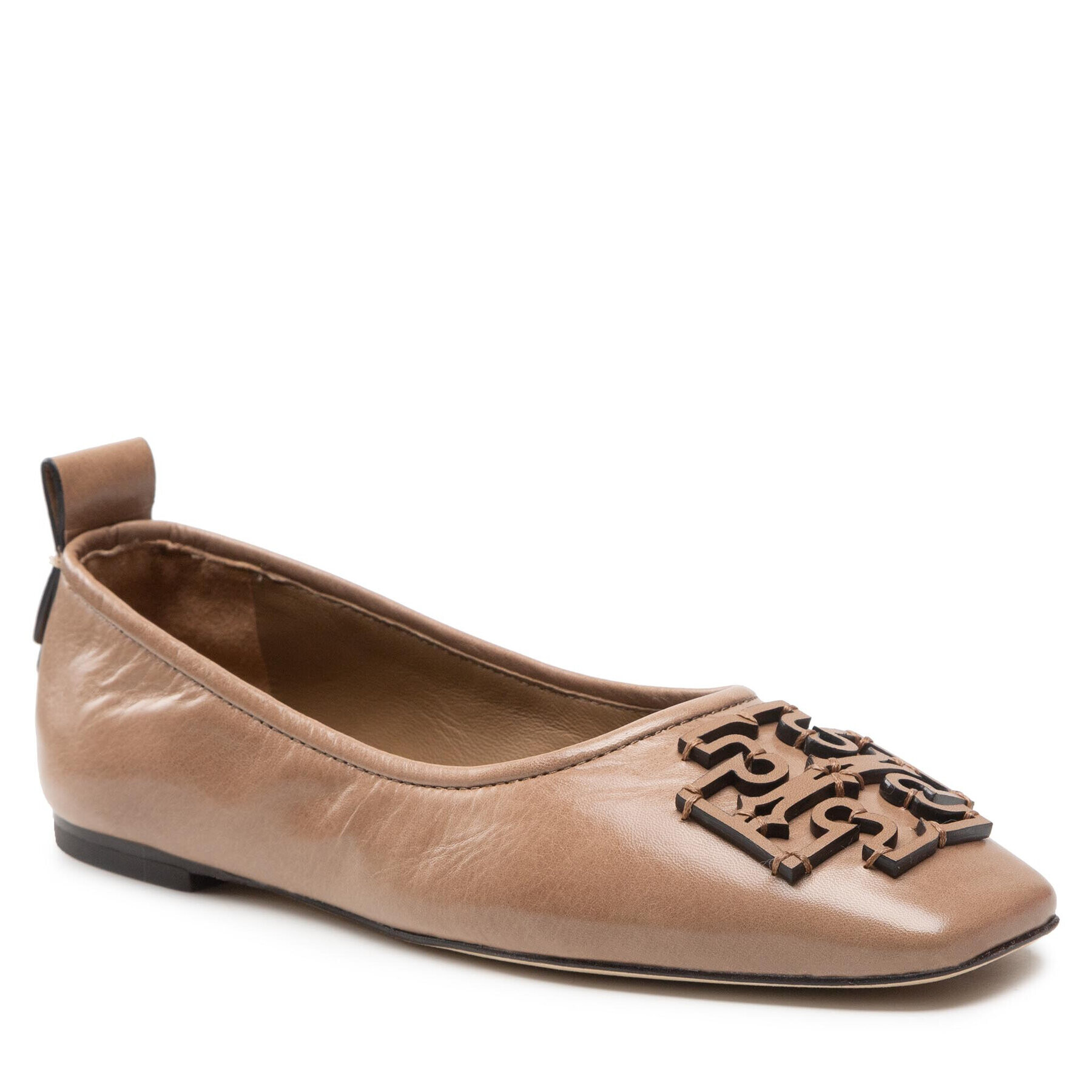 Tory Burch Балеринки Ines Ballet 139604 Кафяв - Pepit.bg