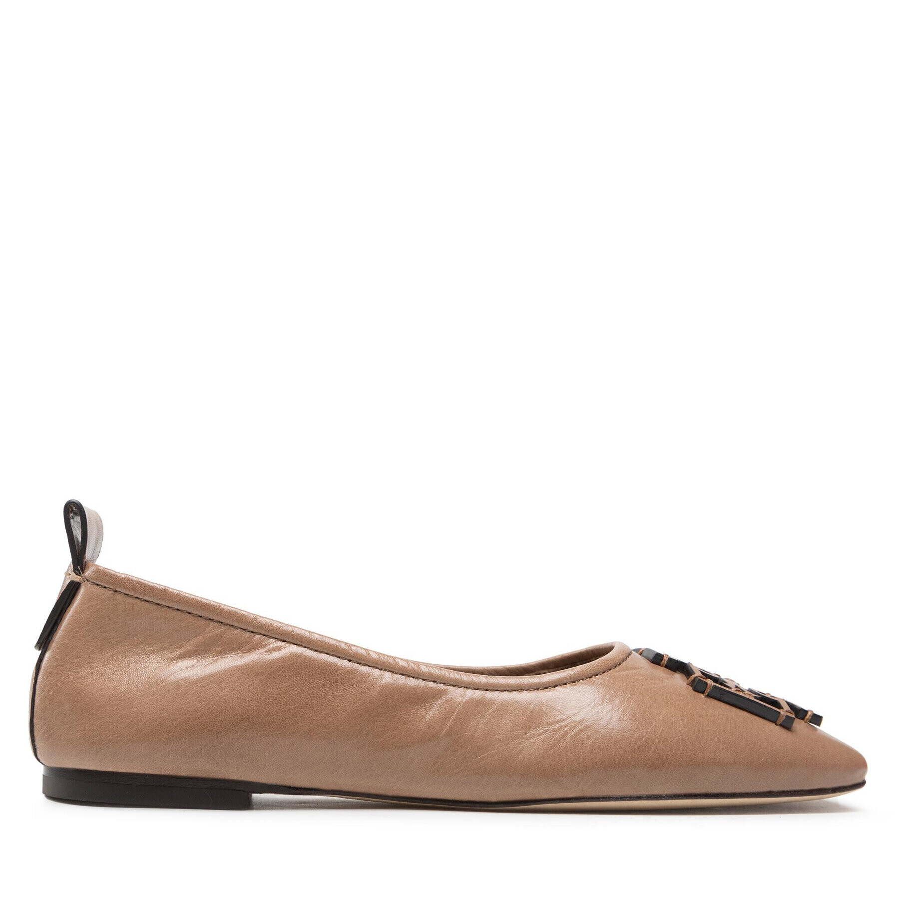 Tory Burch Балеринки Ines Ballet 139604 Кафяв - Pepit.bg