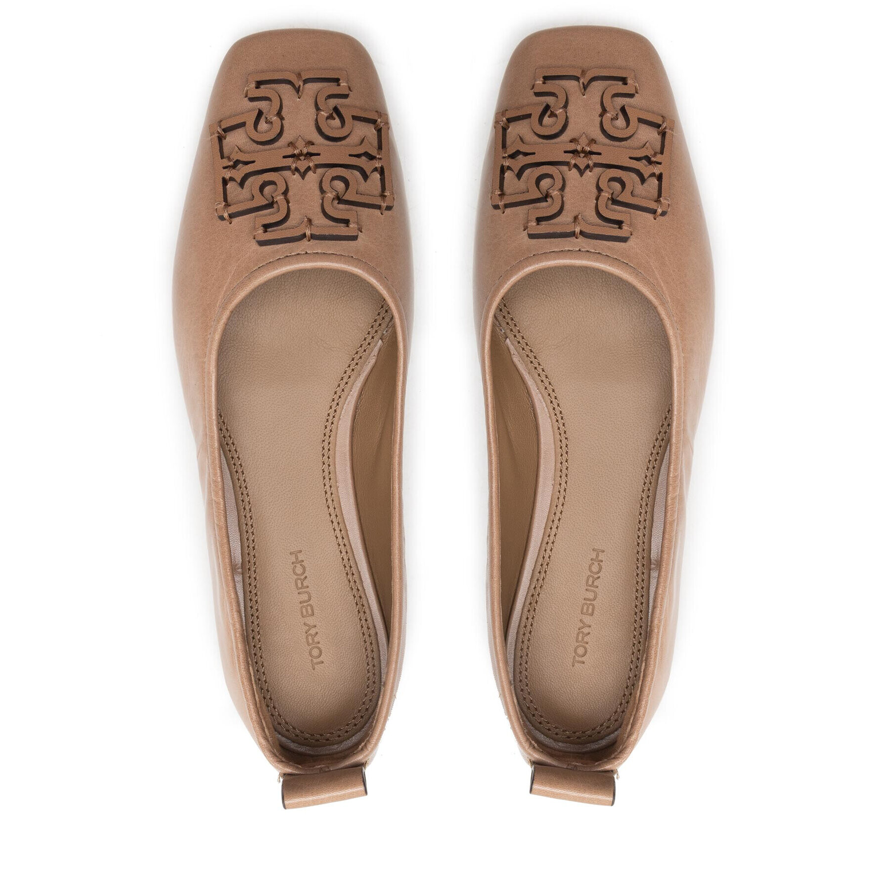 Tory Burch Балеринки Ines Ballet 139604 Кафяв - Pepit.bg