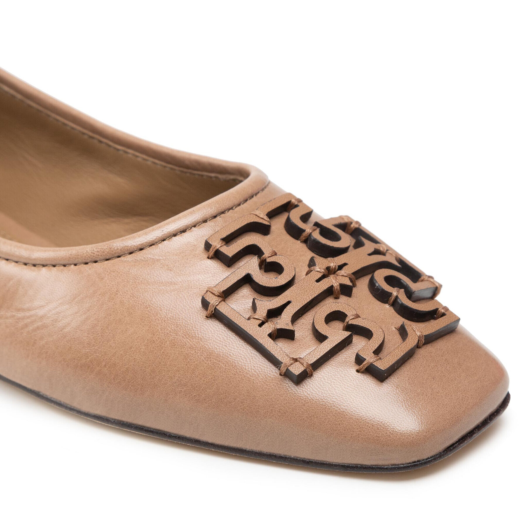 Tory Burch Балеринки Ines Ballet 139604 Кафяв - Pepit.bg