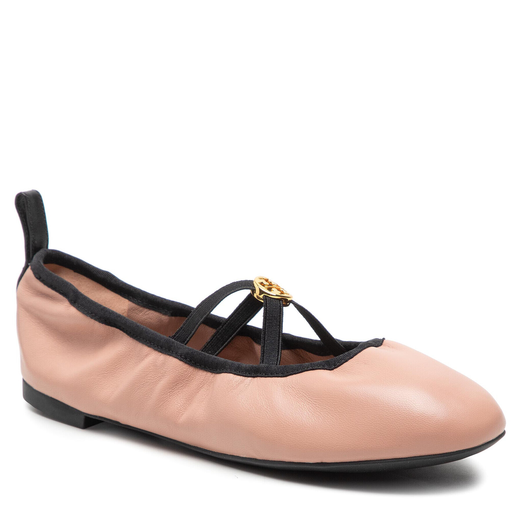 Tory Burch Балеринки Soft Scrunch Ballet 88884 Розов - Pepit.bg