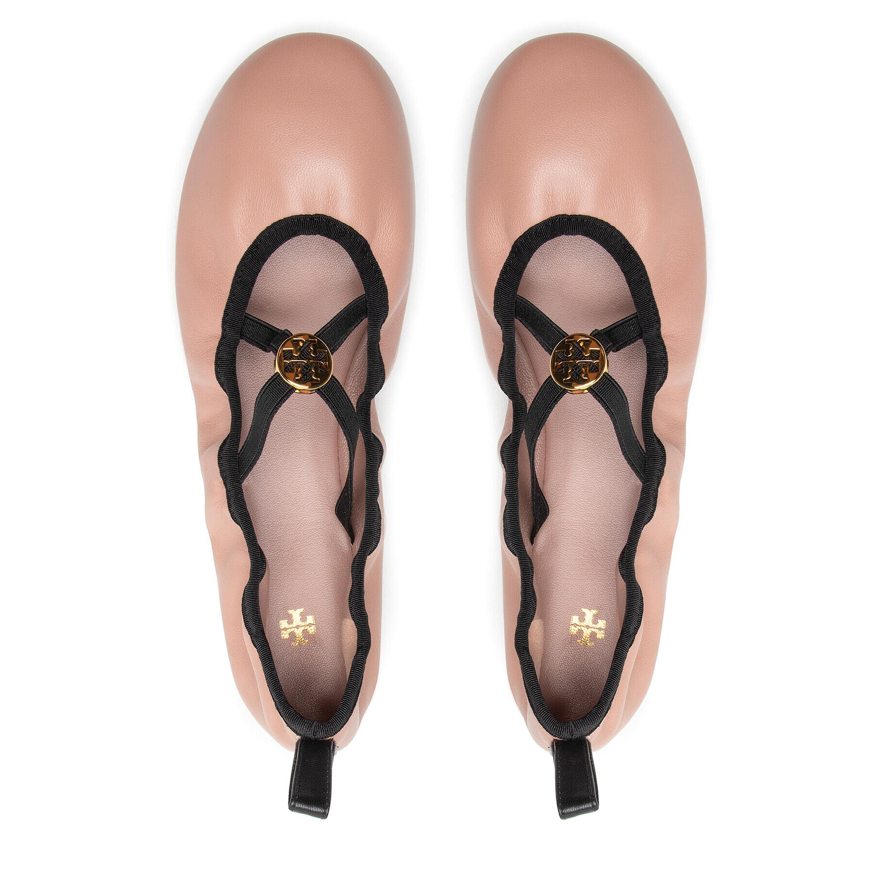 Tory Burch Балеринки Soft Scrunch Ballet 88884 Розов - Pepit.bg