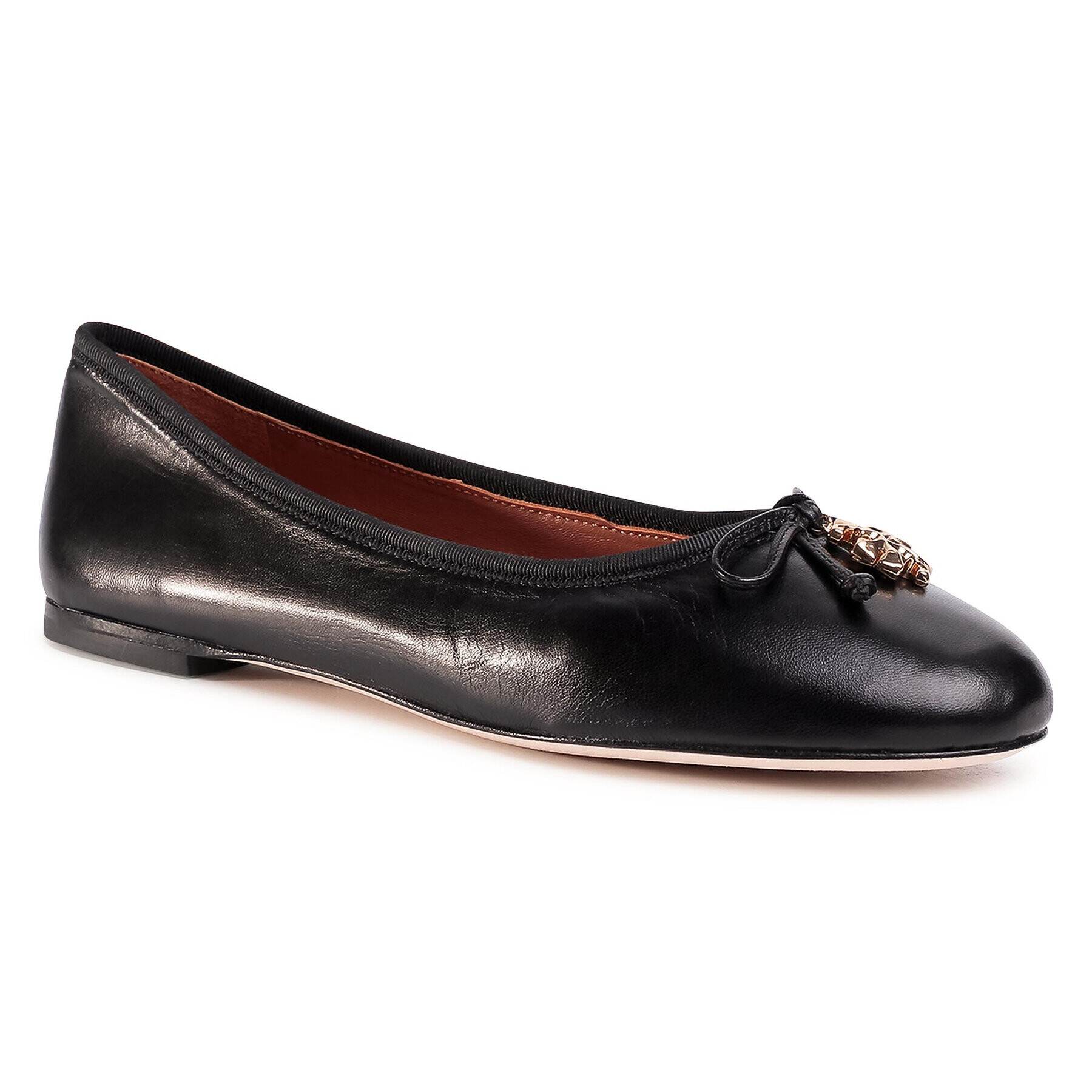 Tory Burch Балеринки Tory Charm Ballet 71838 Черен - Pepit.bg