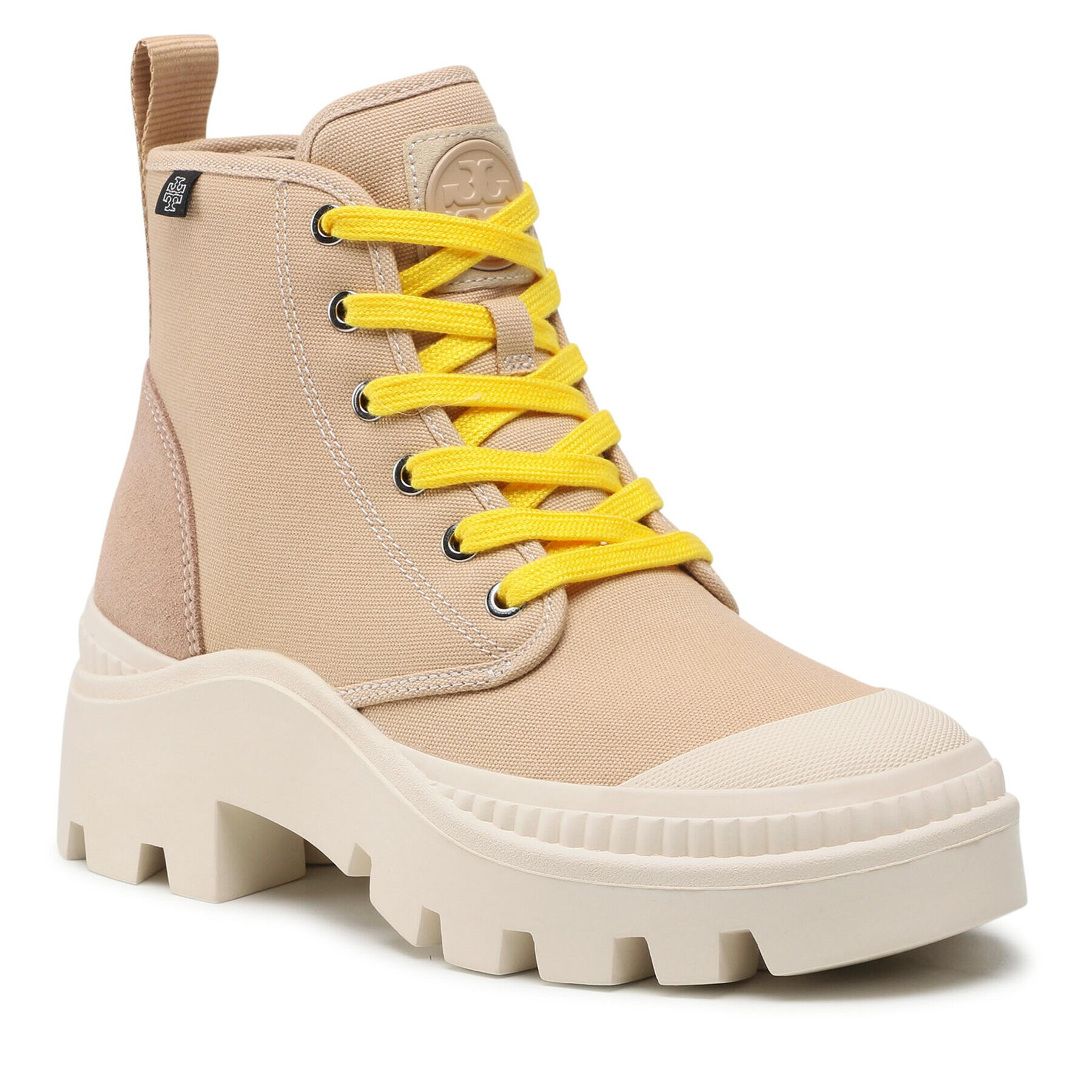 Tory Burch Боти Camp Sneaker Boot 87696 Бежов - Pepit.bg