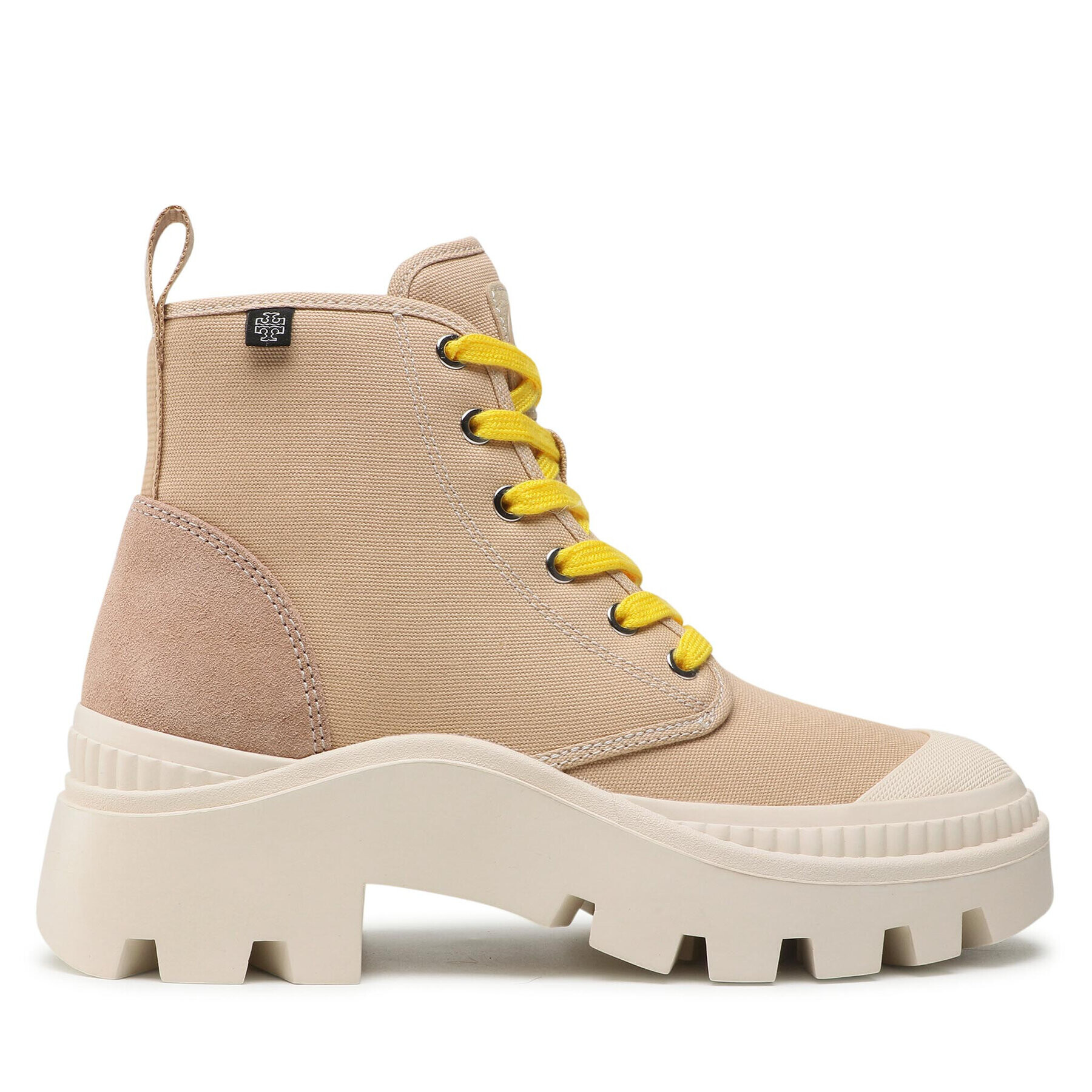 Tory Burch Боти Camp Sneaker Boot 87696 Бежов - Pepit.bg