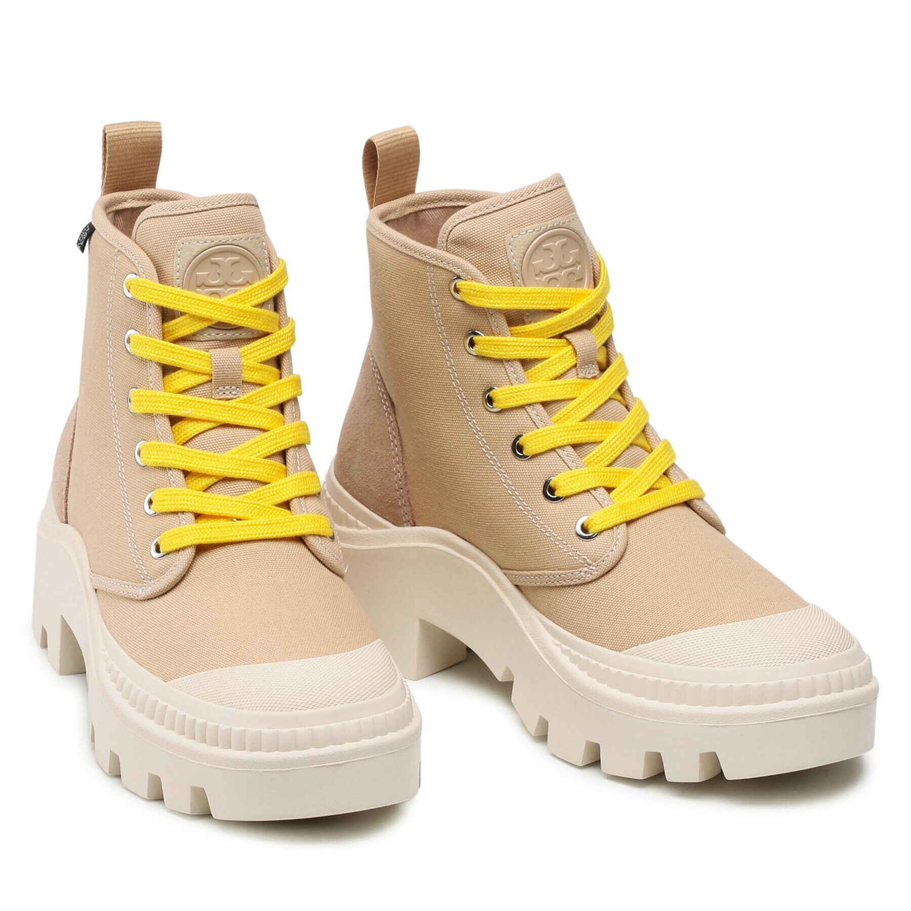 Tory Burch Боти Camp Sneaker Boot 87696 Бежов - Pepit.bg