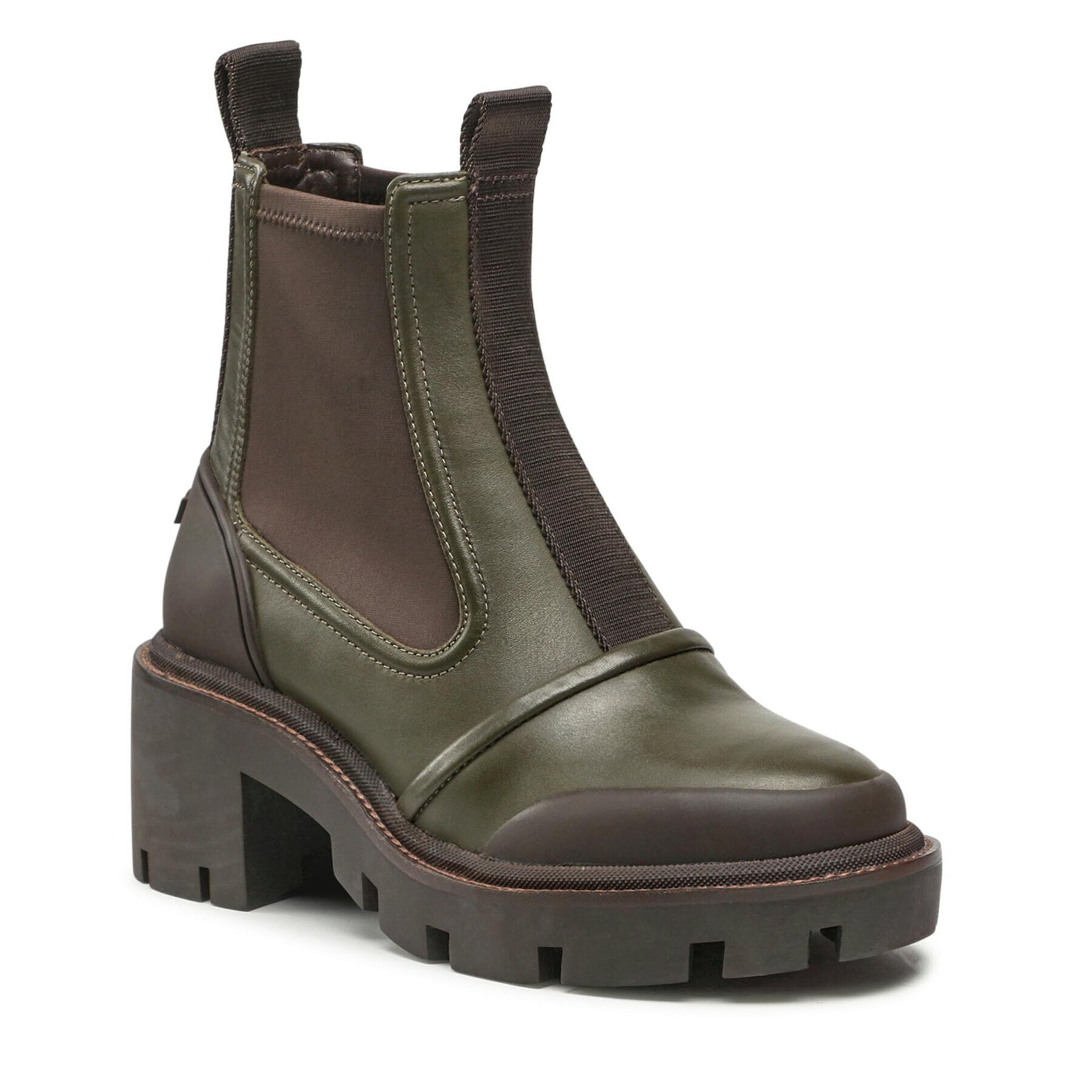 Tory Burch Боти Chelsea Lug Ankle Boot 83900 Зелен - Pepit.bg