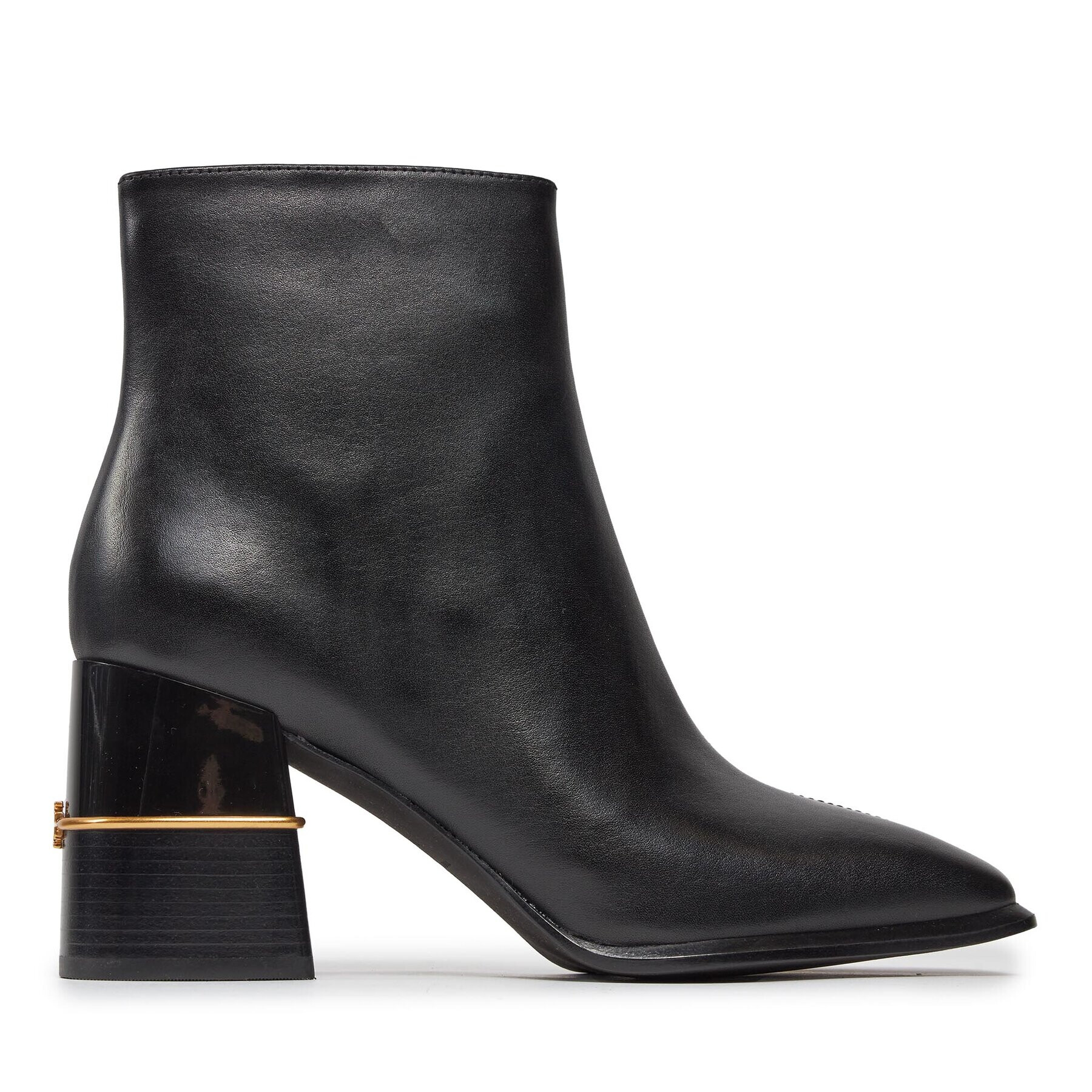 Tory Burch Боти Leather Ankle Boot 75Mm 155490 Черен - Pepit.bg