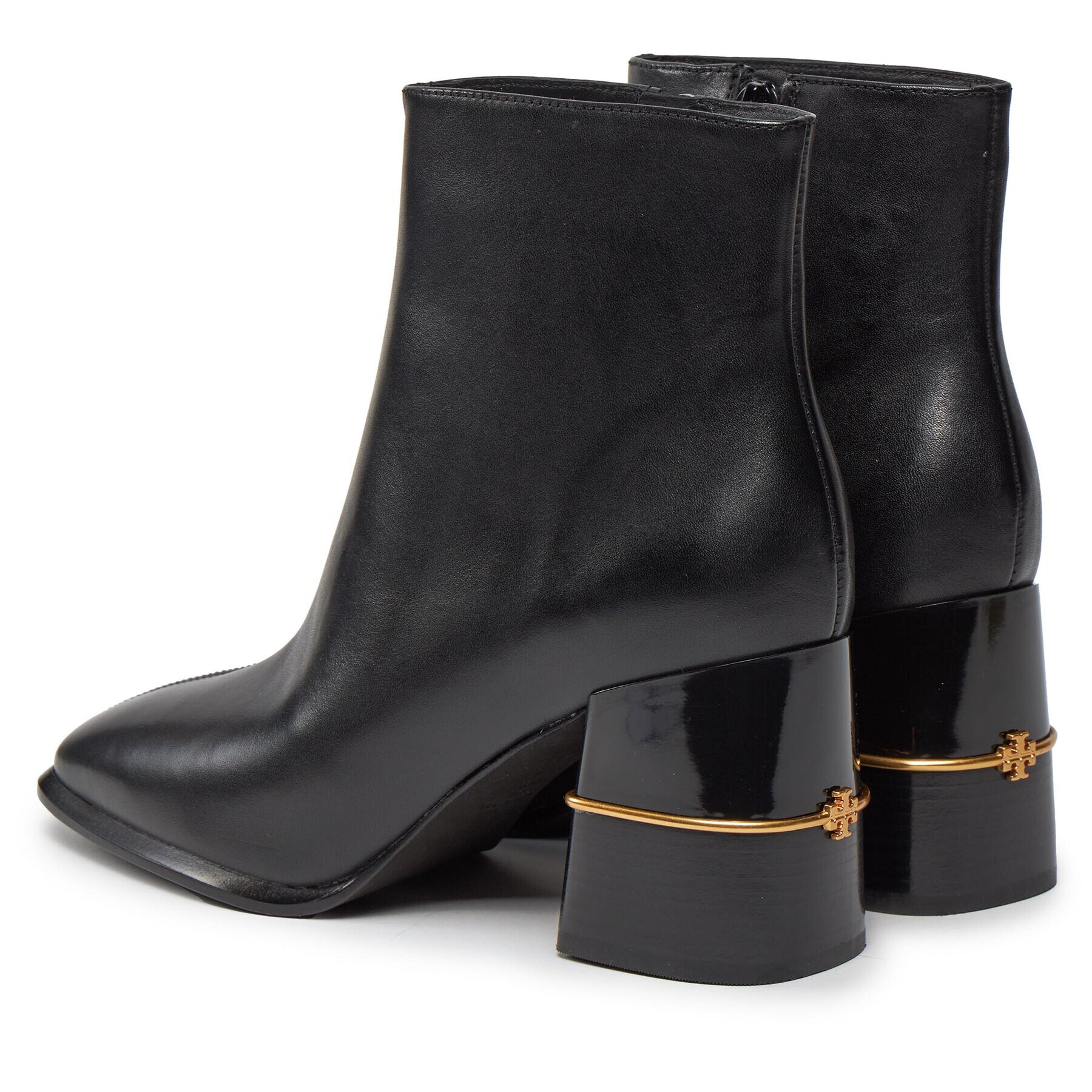 Tory Burch Боти Leather Ankle Boot 75Mm 155490 Черен - Pepit.bg