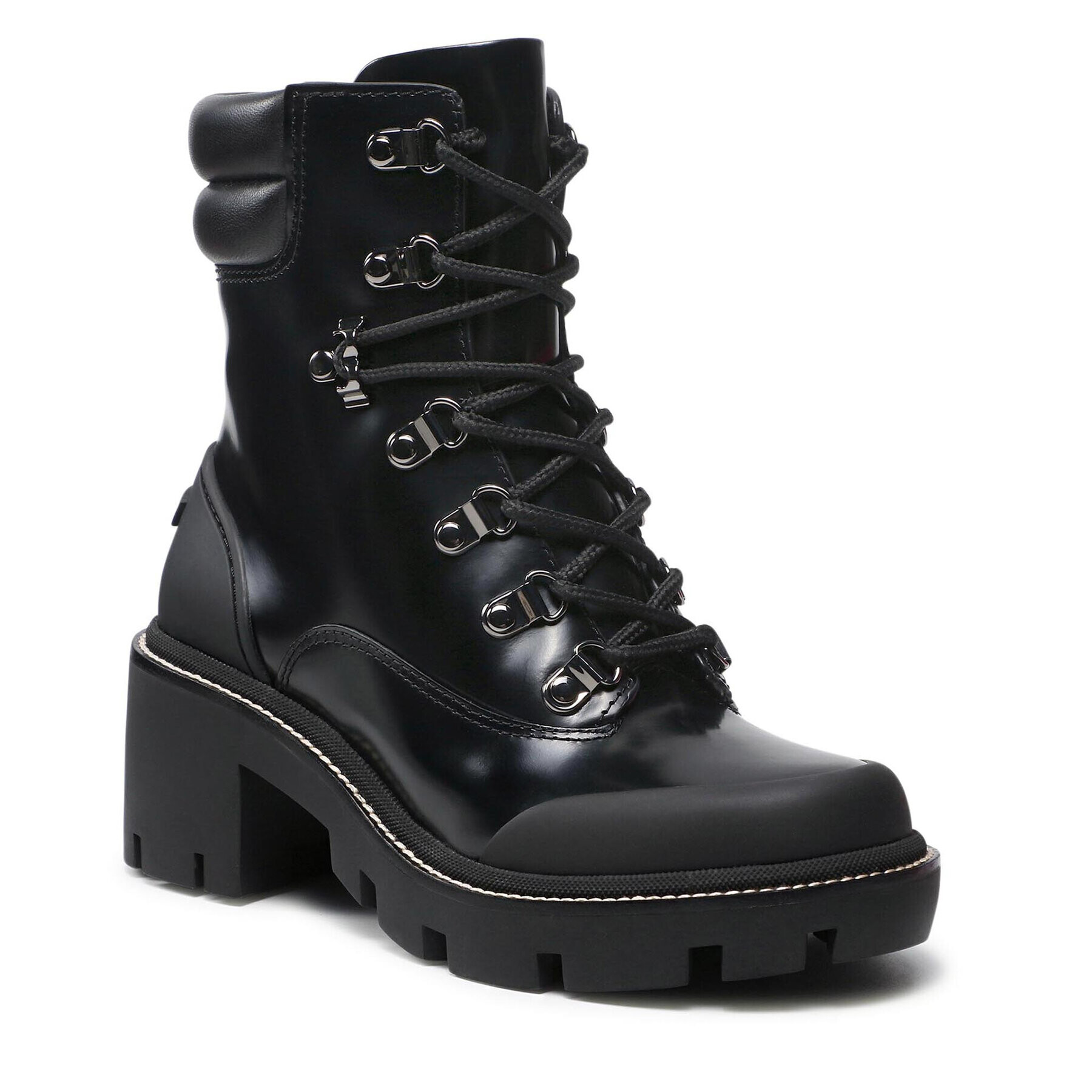 Tory Burch Боти Lug Sole Hiker Ankle Boot 85304 Черен - Pepit.bg